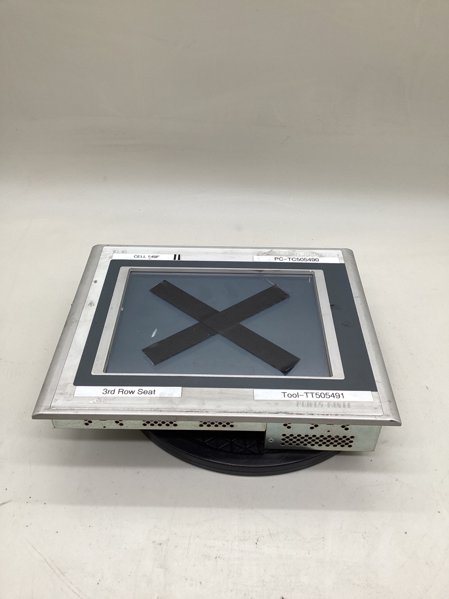 B&R 5PP320.1043-39 Power Panel PP320 10.4" Touchscreen HMI FOR PARTS / NOT WORKING 0