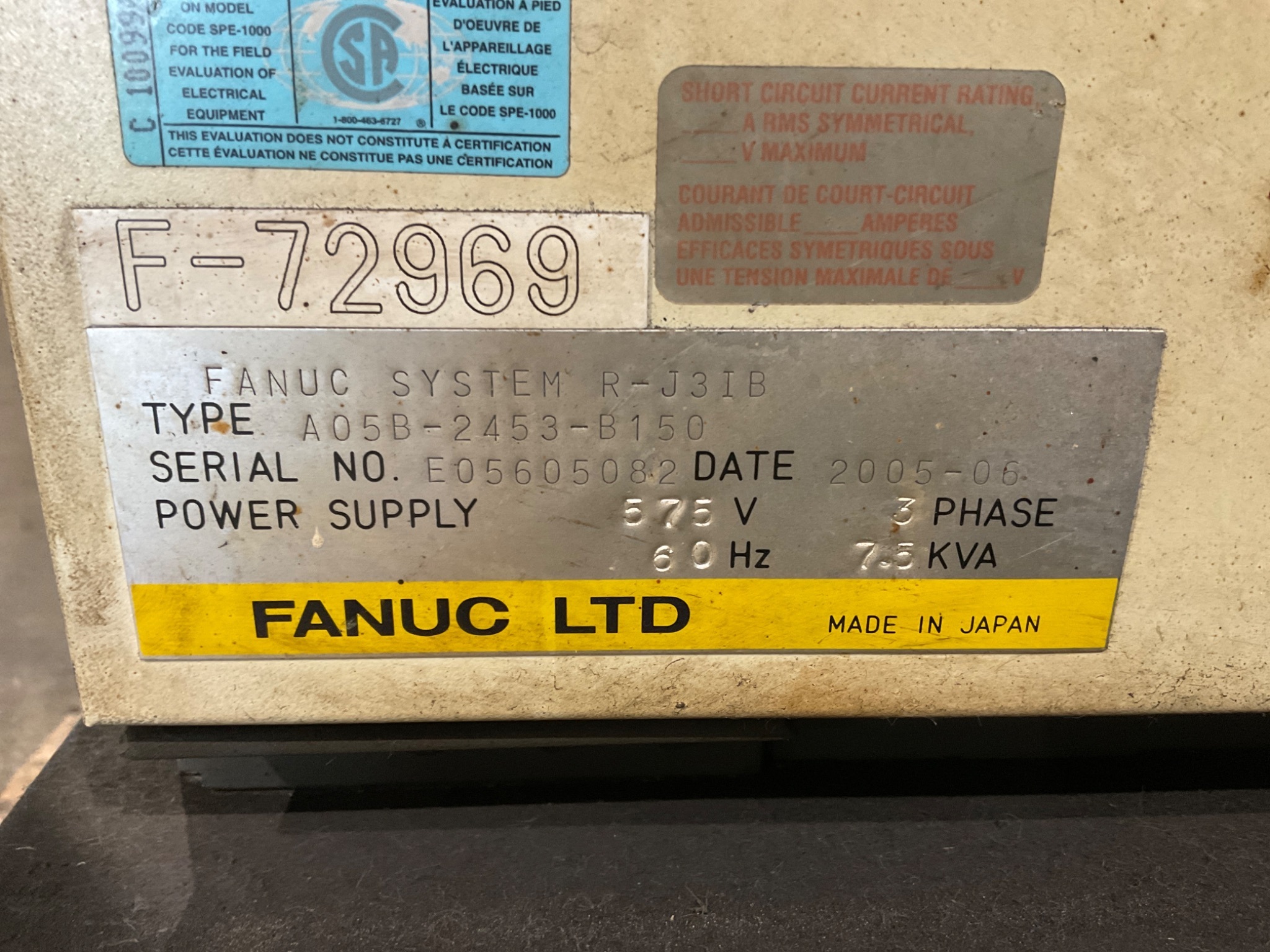 FANUC R-2000iA/165F Robot With R-J3iB Controller USED 11