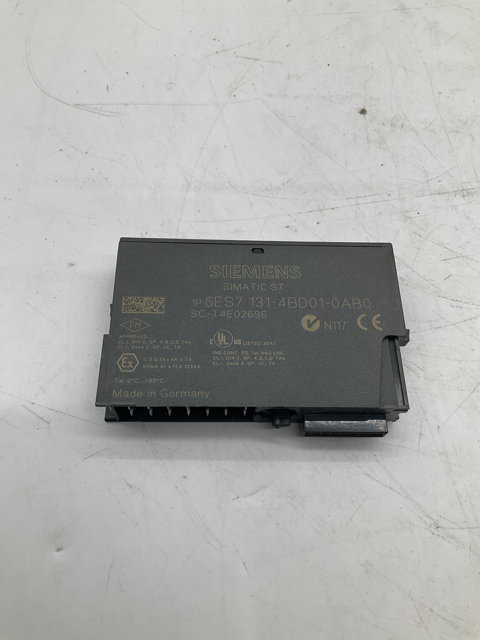 SIEMENS 6ES7131-4BD01-0AB0 SIMATIC ET 200S 4DI Digital Input Module USED 1