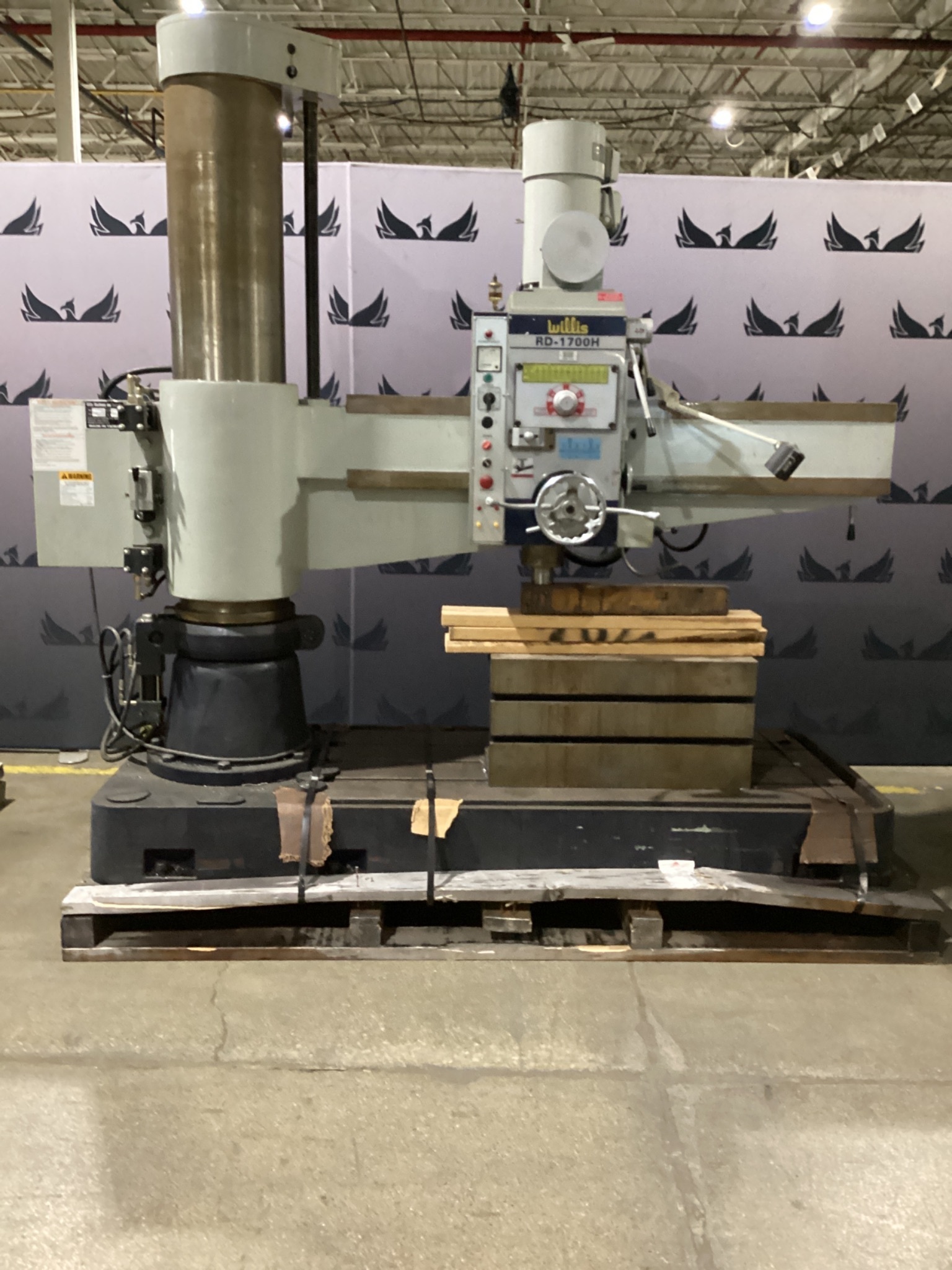 WILLIS RD-1700H Radial Arm Drill 460V USED 0