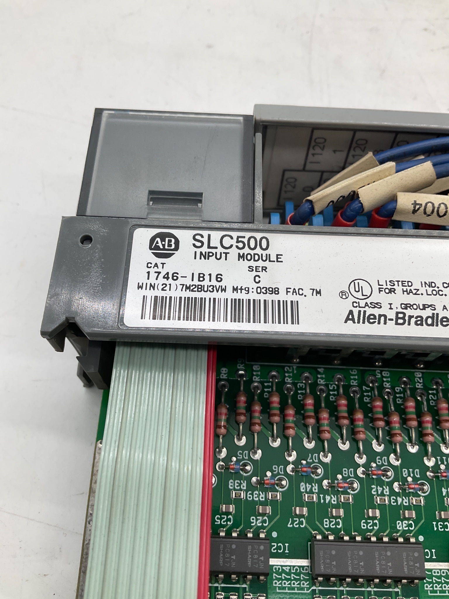 ALLEN-BRADLEY 1746-IB16 SLC 500 16-Point DC Input Module 10-30VDC USED 1