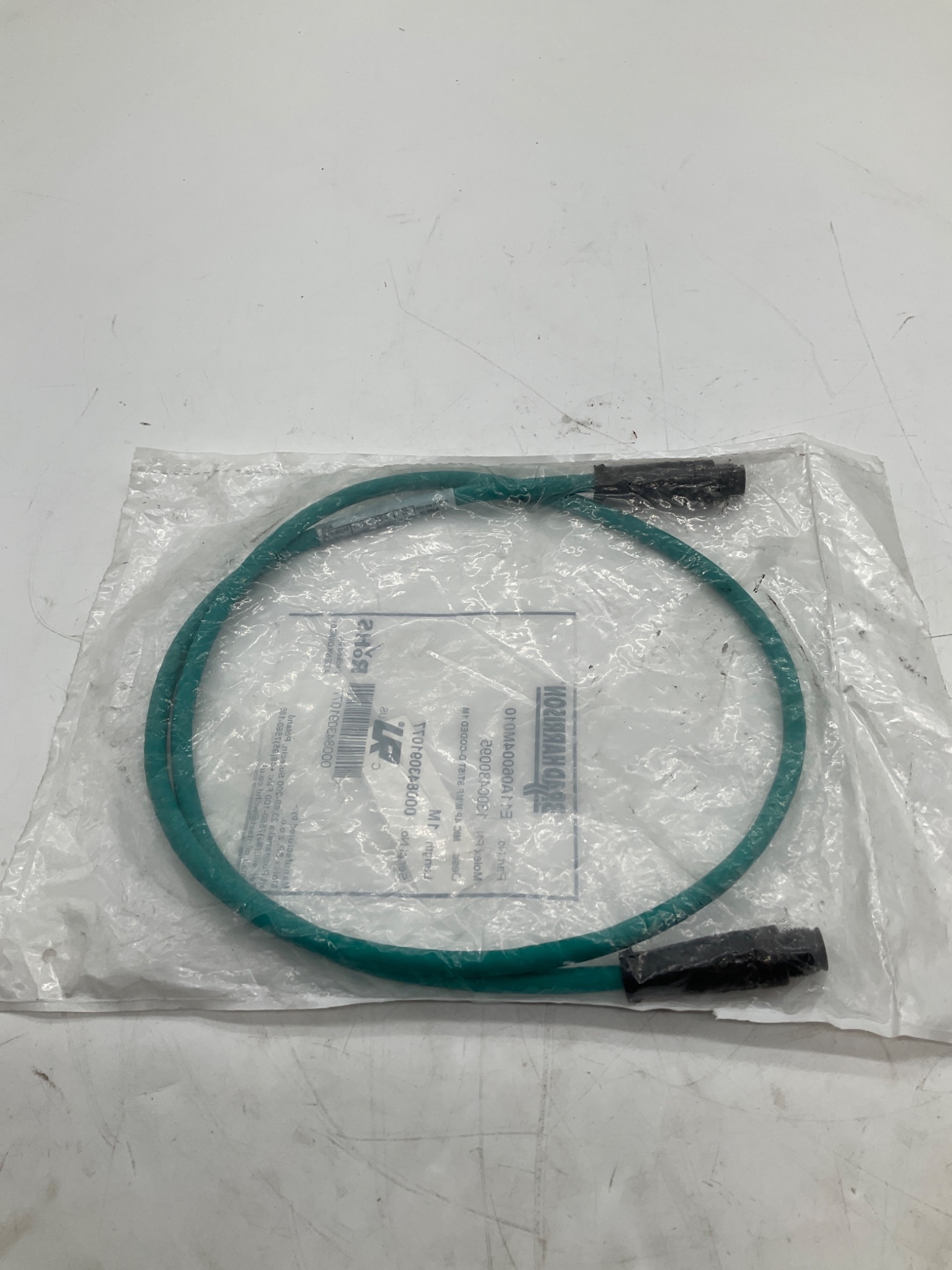 BRAD HARRISON E11A06004M010 M12 D-Coded Ethernet Cordset 1M NEW 2