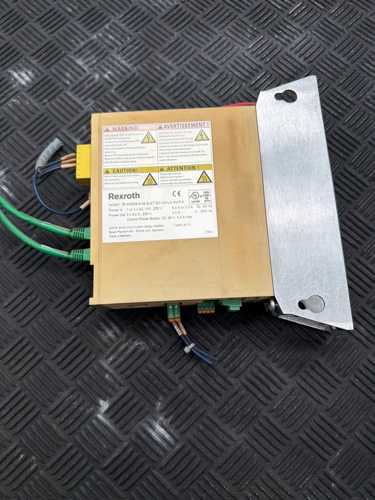 BOSCH REXROTH HCS01.1E‑W0009‑A‑02‑B‑ET‑EC‑NN‑L4‑NN‑FW SERVO DRIVE; USED 0