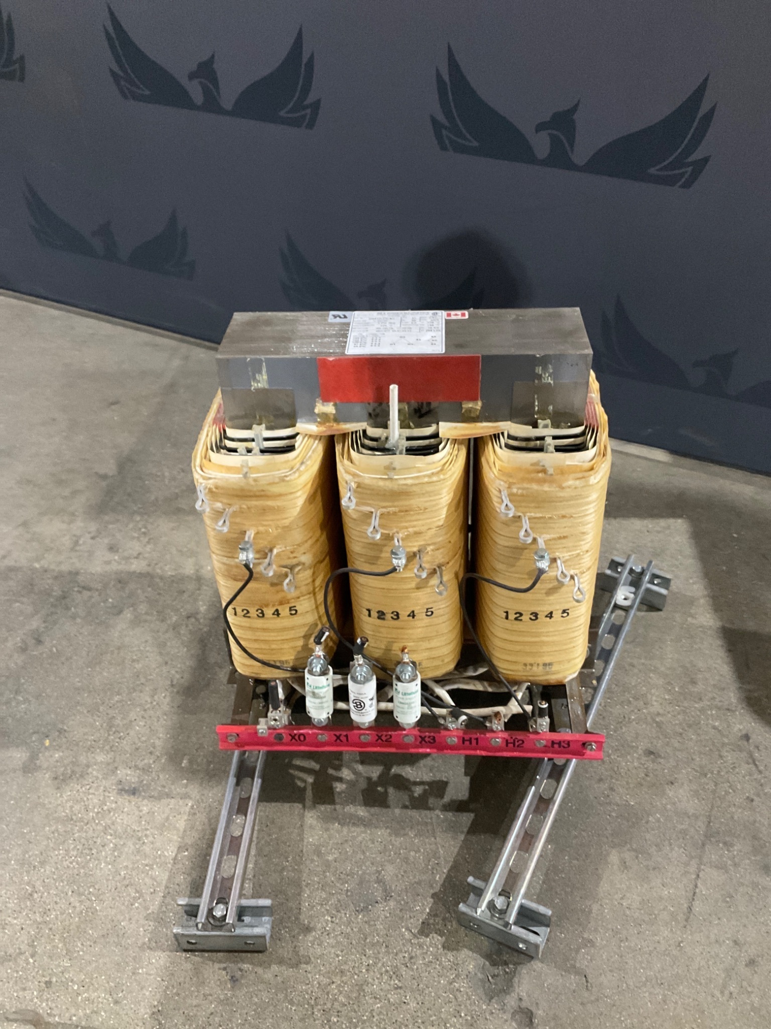 REX POWER MAGNETICS DA51H P C C 51 KVA 3 PH ISOLATION TRANSFORMER USED 0
