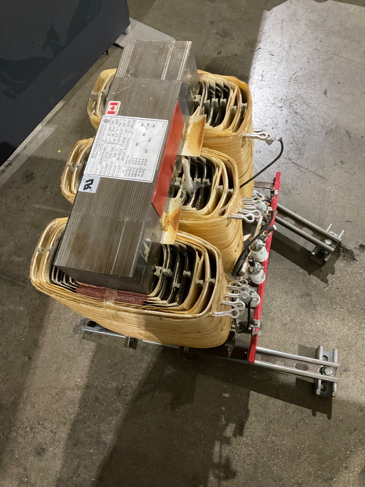 REX POWER MAGNETICS DA51H P C C 51 KVA 3 PH ISOLATION TRANSFORMER USED 3