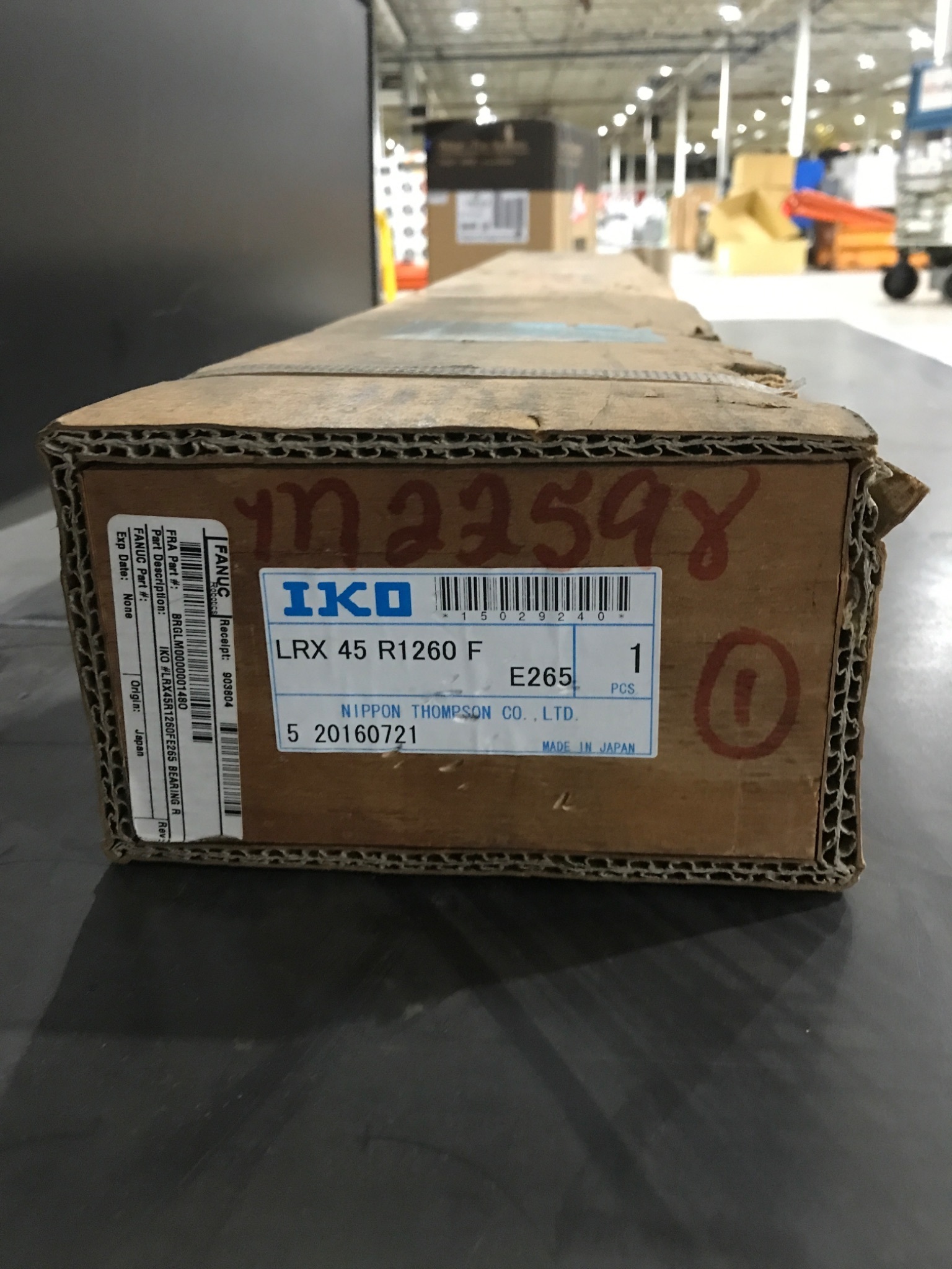 IKO LRX 45 R1260 F Linear Guide Rail NEW 2
