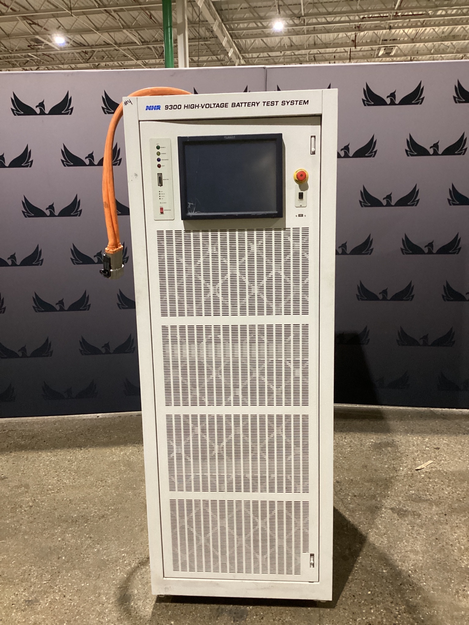 NHR 9300 High Voltage Battery Tester 100kW 15" Touch Panel (DAMAGED) USED 0