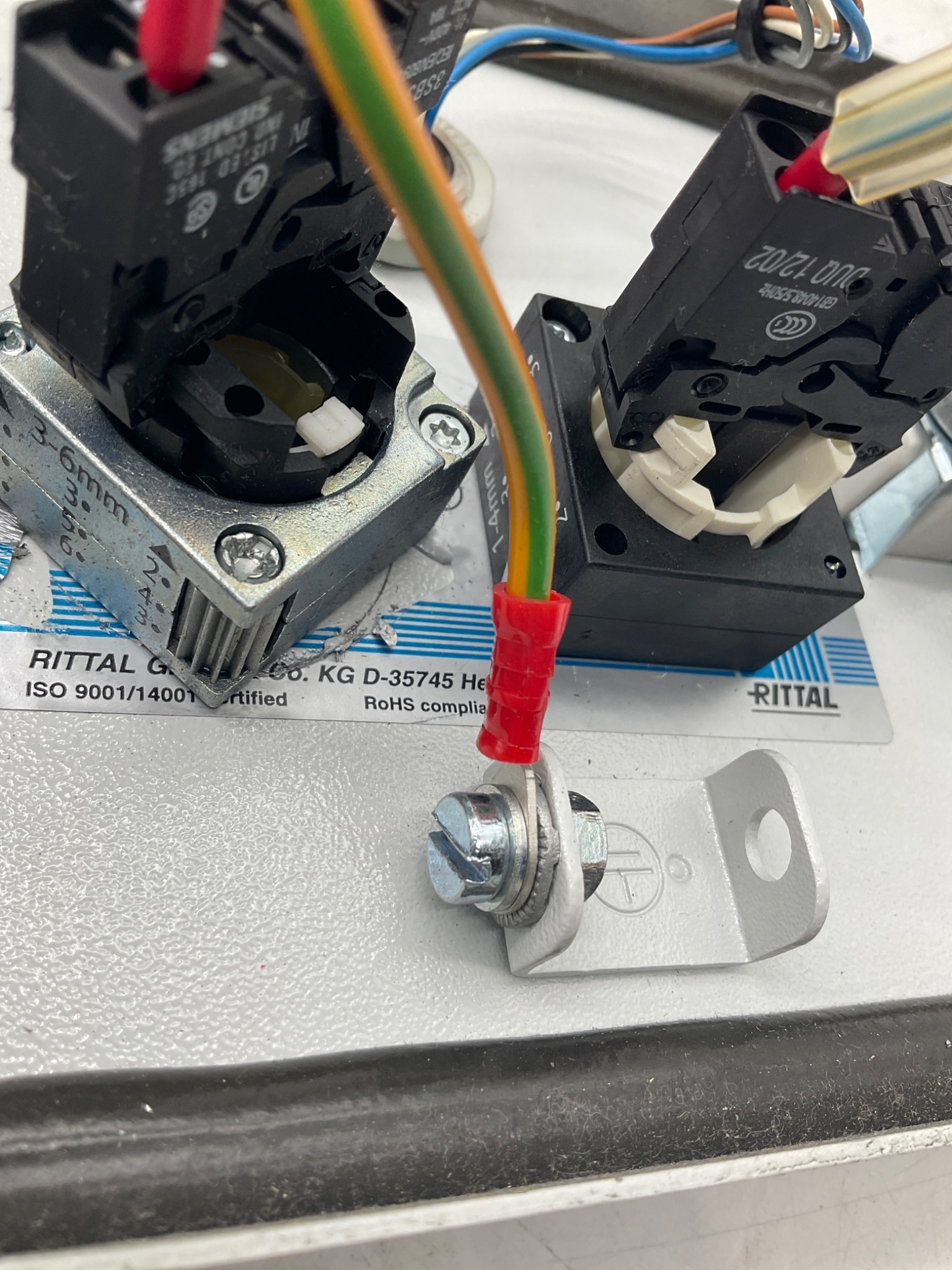 RITTAL Control Station Enclosure With Key Switch & Scanner Bypass USED 2
