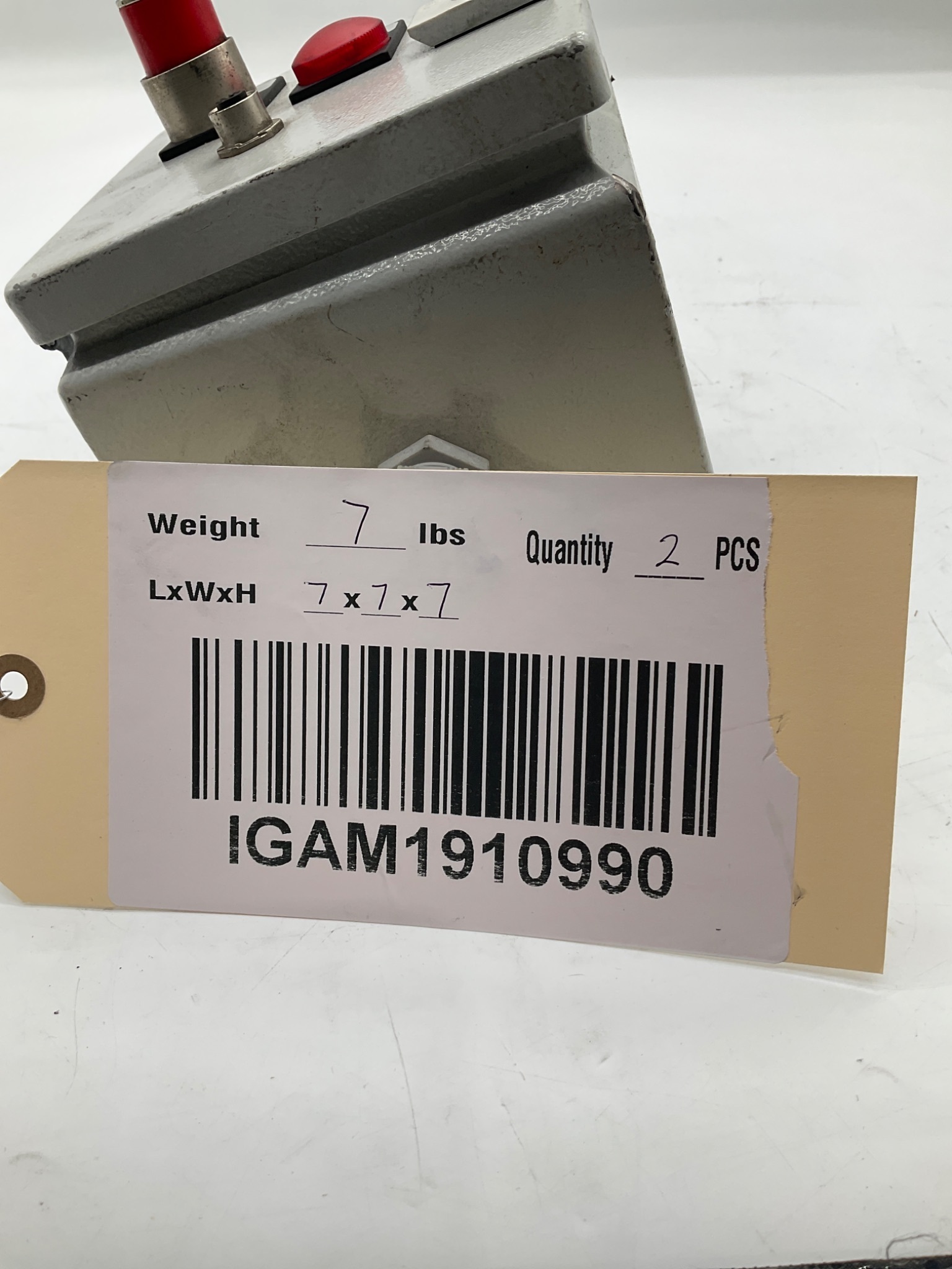 RITTAL Control Station Enclosure With Key Switch & Scanner Bypass USED 5