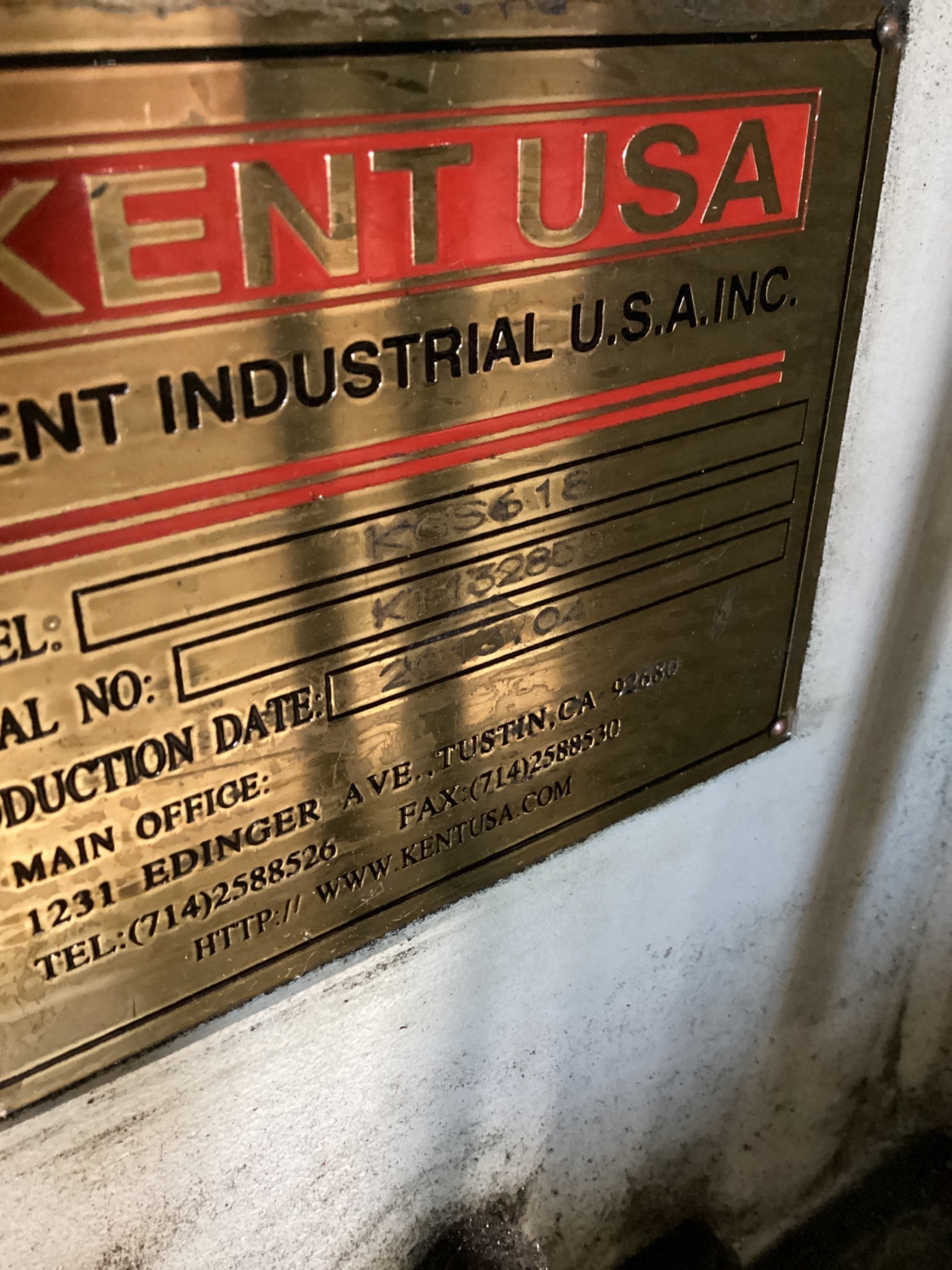 KENT KGS-618 Manual Surface Grinder USED 5