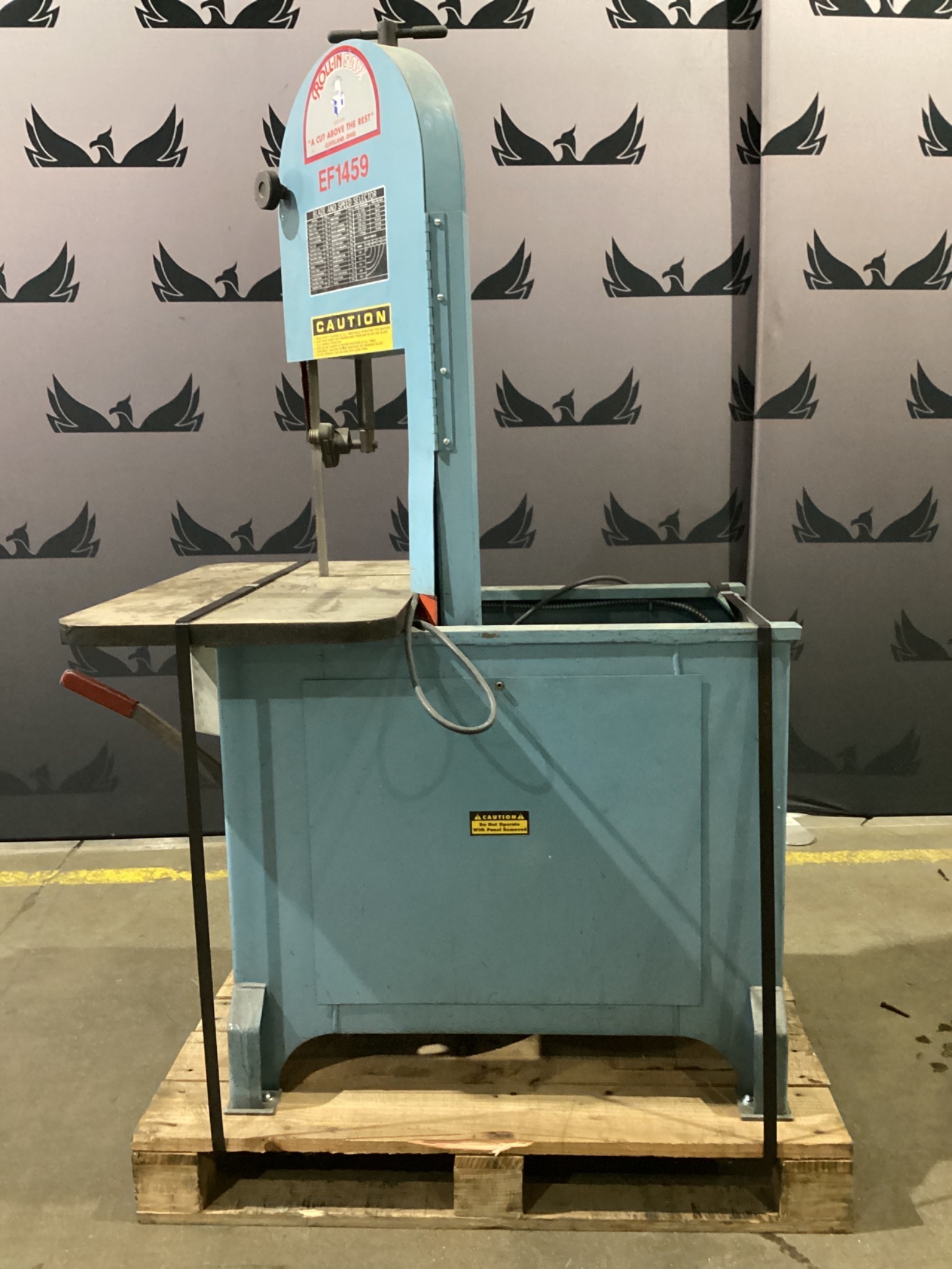 ROLL-IN EF1459 Vertical Bandsaw 110V USED 0