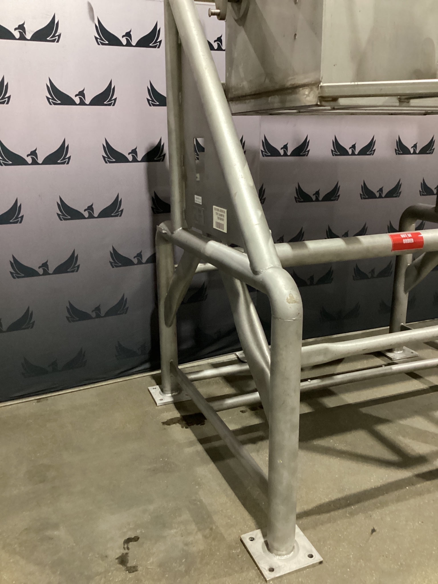 FELDMEIER EQUIPMENT NY108-001-102-DUM-09 Stainless Steel Tote Dumper USED 1