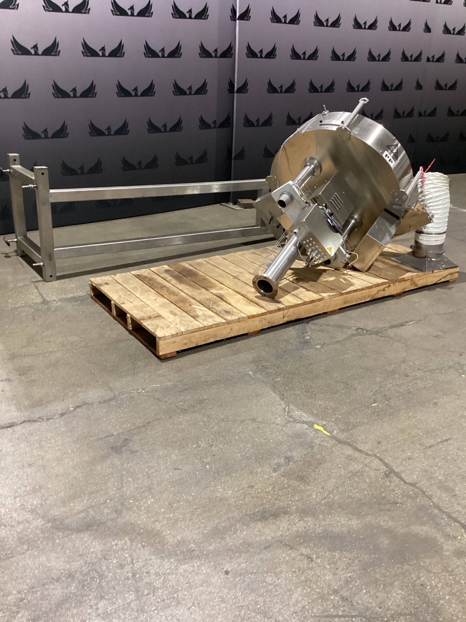 AROL Stainless Steel Cap Hopper Elevator With Chute & Gravity Feed Track USED 0