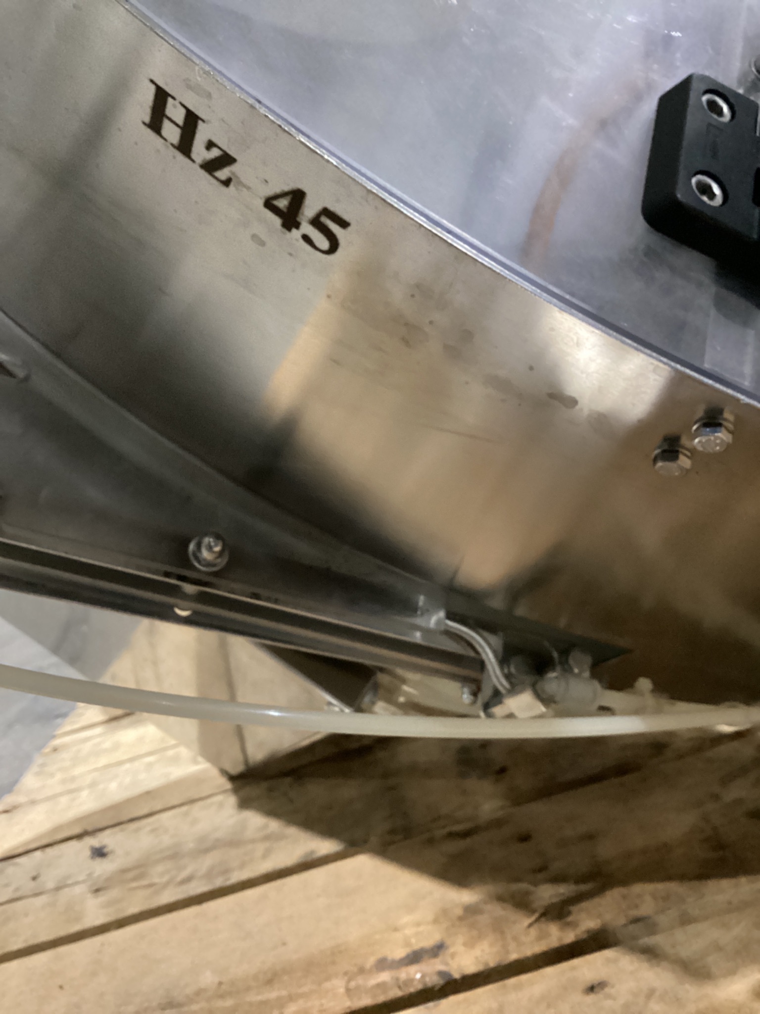 AROL Stainless Steel Cap Hopper Elevator With Chute & Gravity Feed Track USED 5