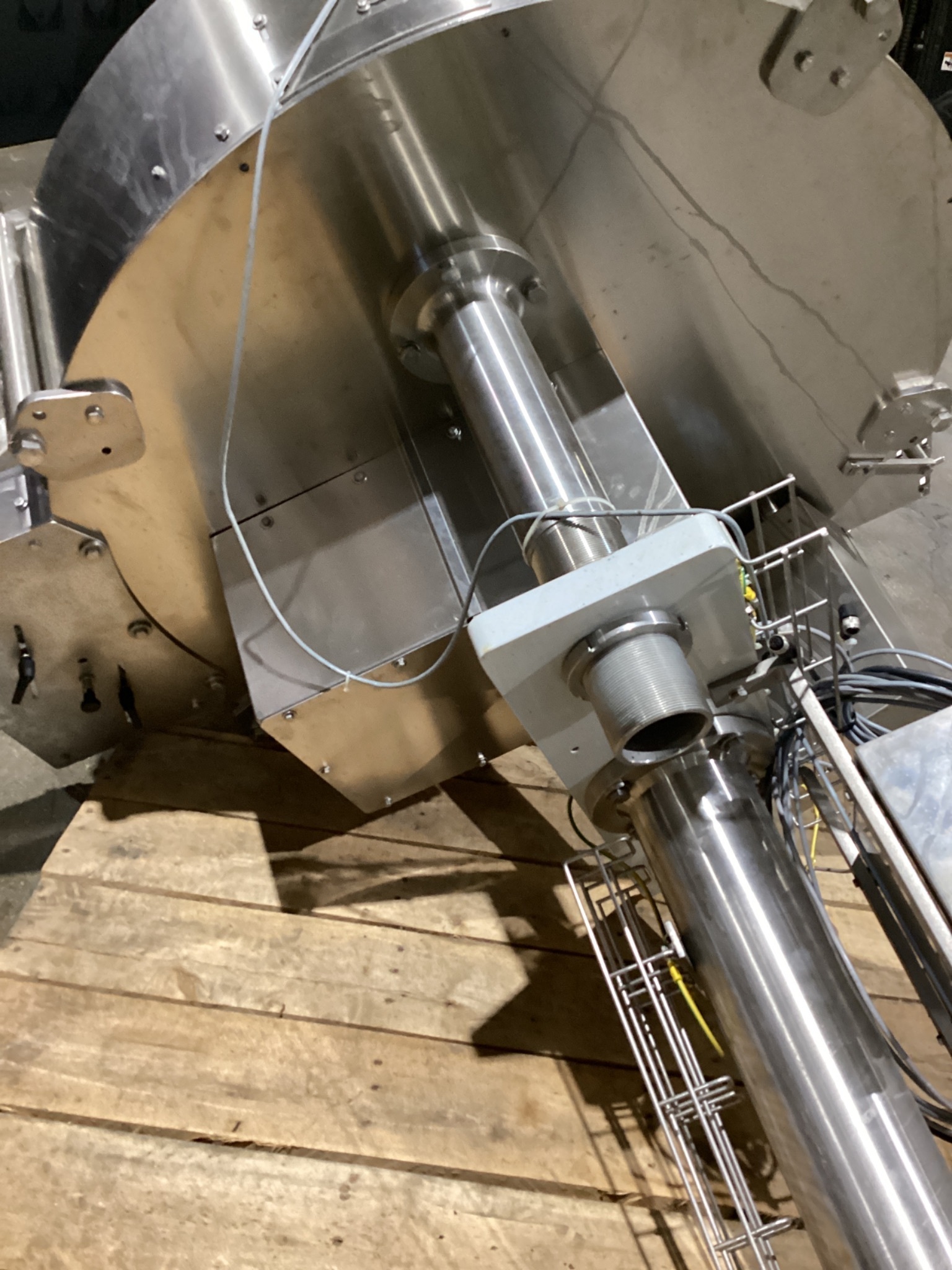 AROL Stainless Steel Cap Hopper Elevator With Chute & Gravity Feed Track USED 6