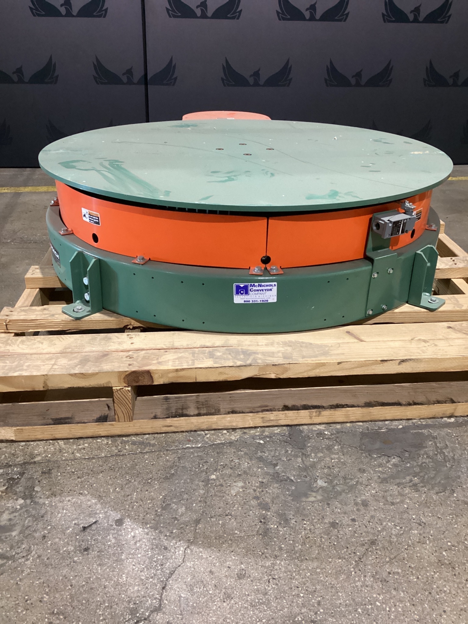 ROACH IPT Powered Industrial Turntable 4000 lb 3/4 HP NEW 0
