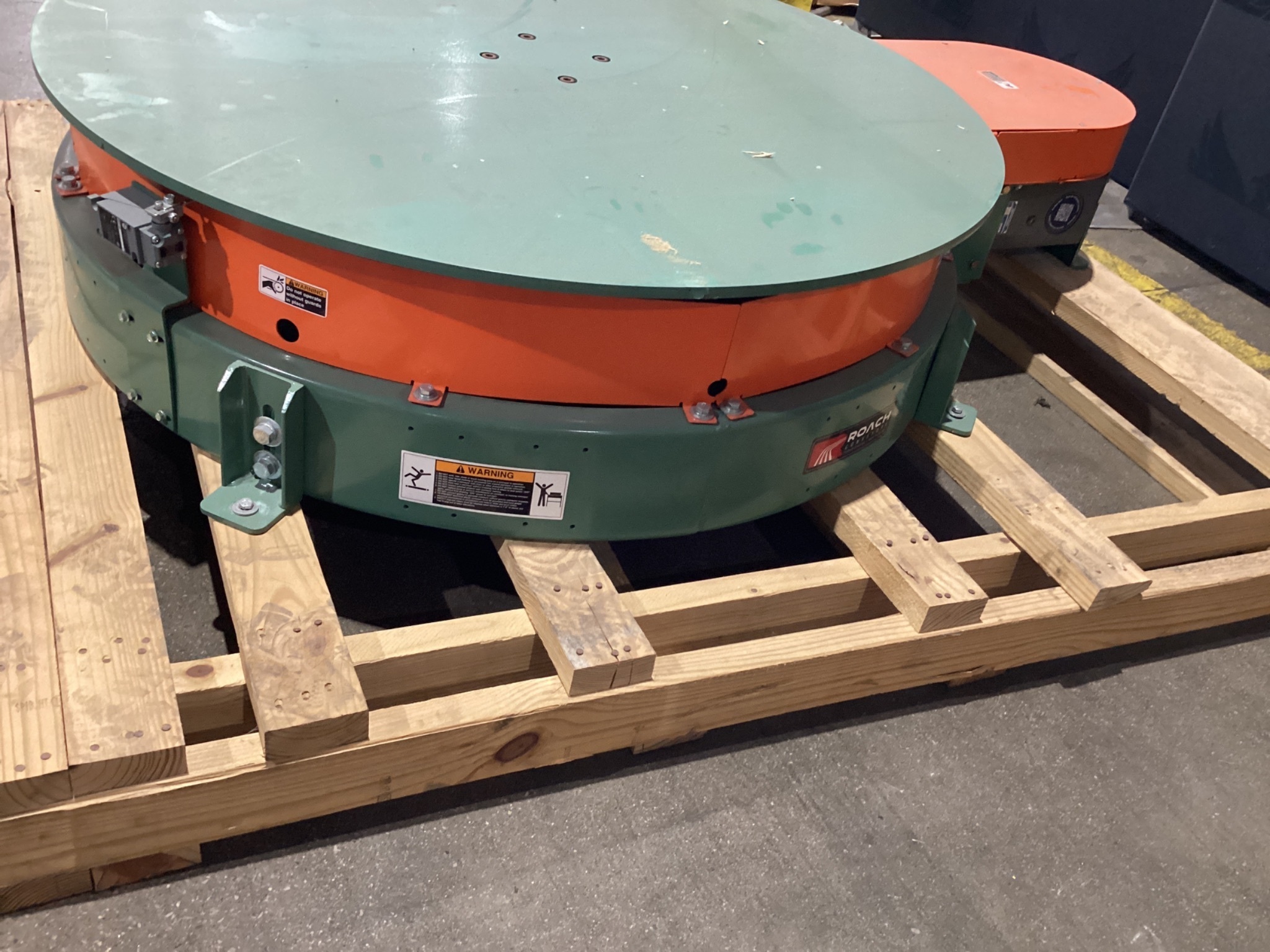 ROACH IPT Powered Industrial Turntable 4000 lb 3/4 HP NEW 2