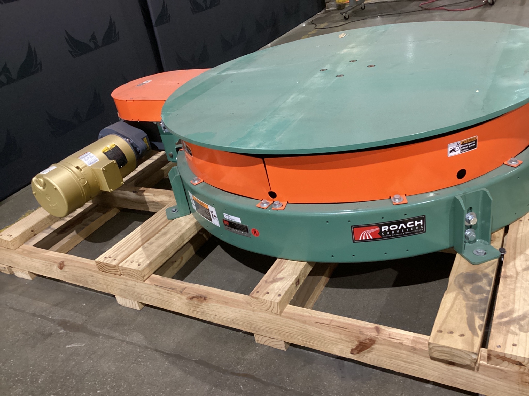 ROACH IPT Powered Industrial Turntable 4000 lb 3/4 HP NEW 1