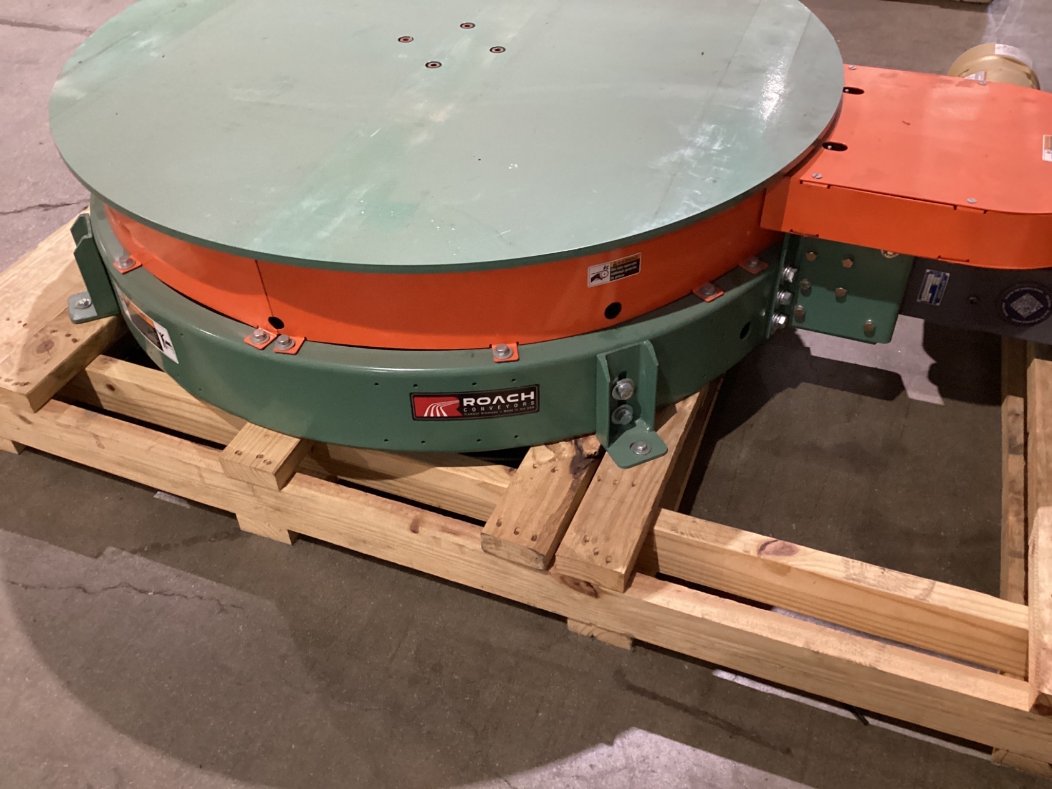 ROACH IPT Powered Industrial Turntable 4000 lb 3/4 HP NEW 8