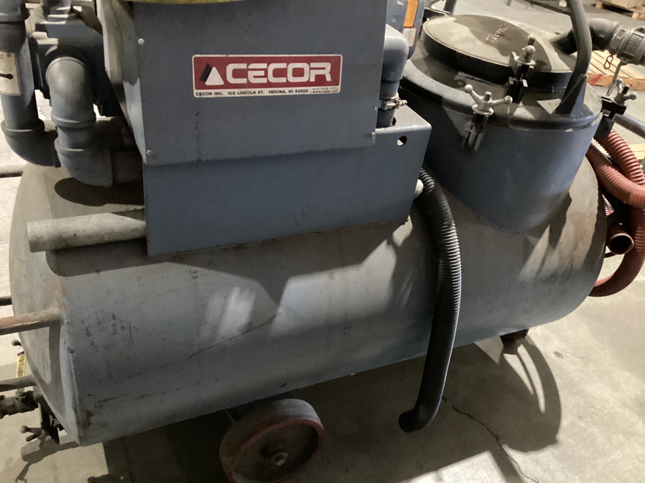 CECOR SE50-175PT Industrial Sump Cleaner / Filter 460V 3-Phase USED 4