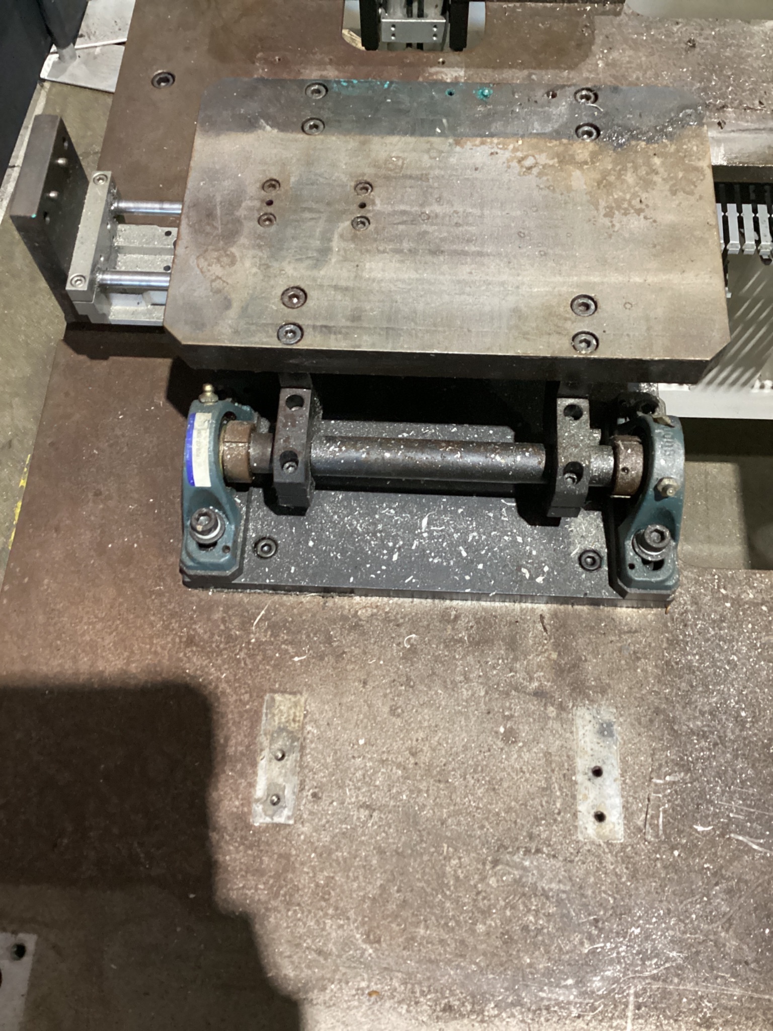 Pneumatic Dual-Station Flip Fixture / Machine Base Table USED 2