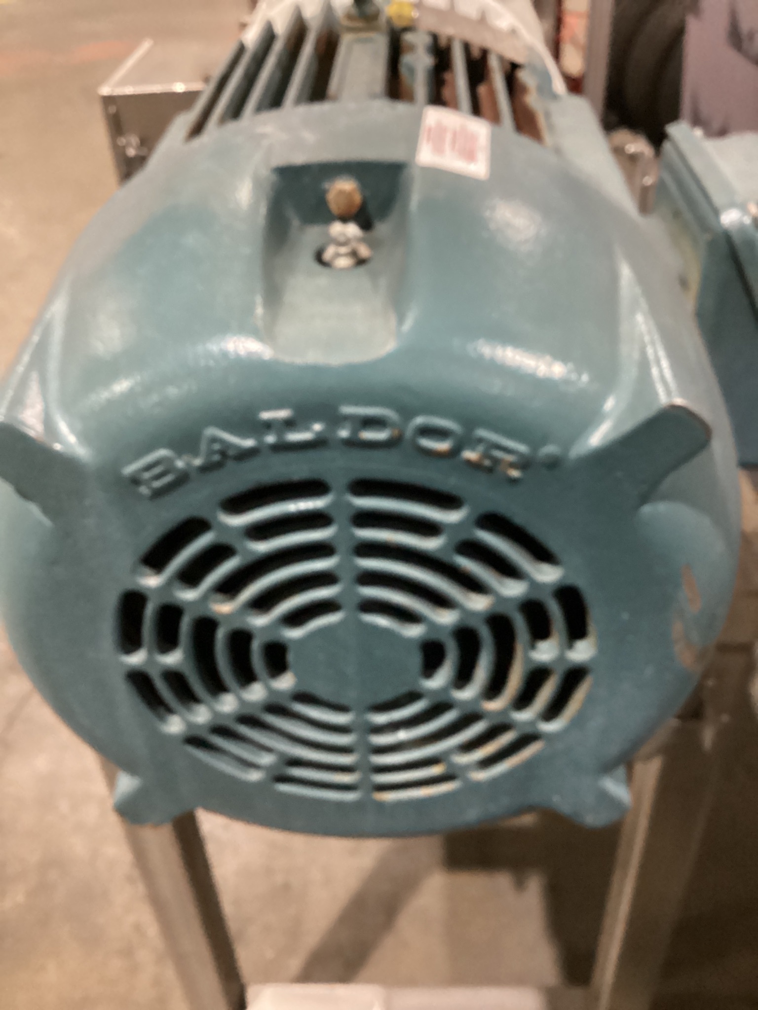 ROBINSON 18" Stainless Steel Cutter With Hopper 25 HP Baldor Drive USED 3