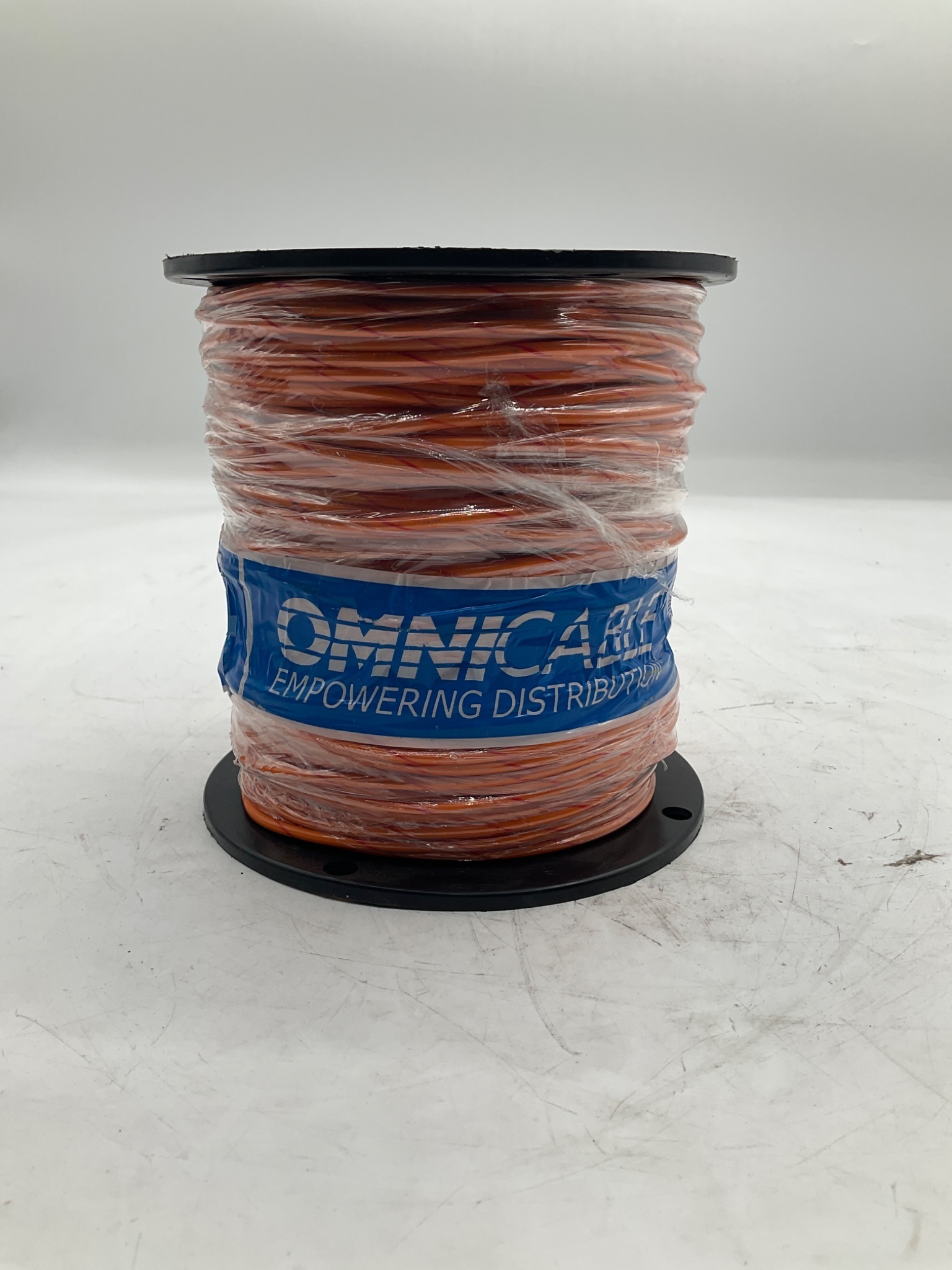 OMNICABLE L714ST-07 14 AWG MTW Orange Red Stripe 600V/1000V 500FT NEW 0