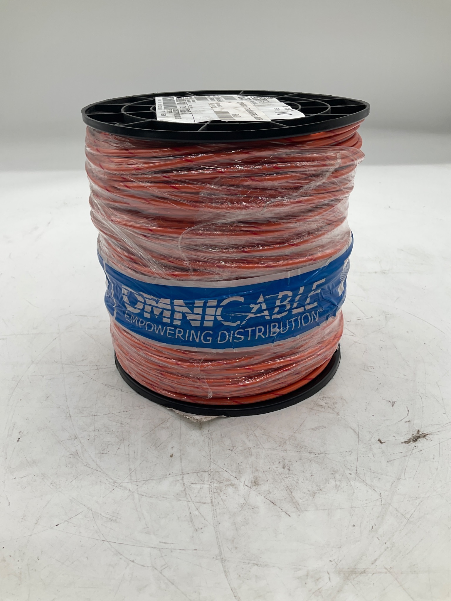 OMNICABLE L712ST-07 12 AWG MTW Orange Red Stripe 600V/1000V 500FT NEW 0