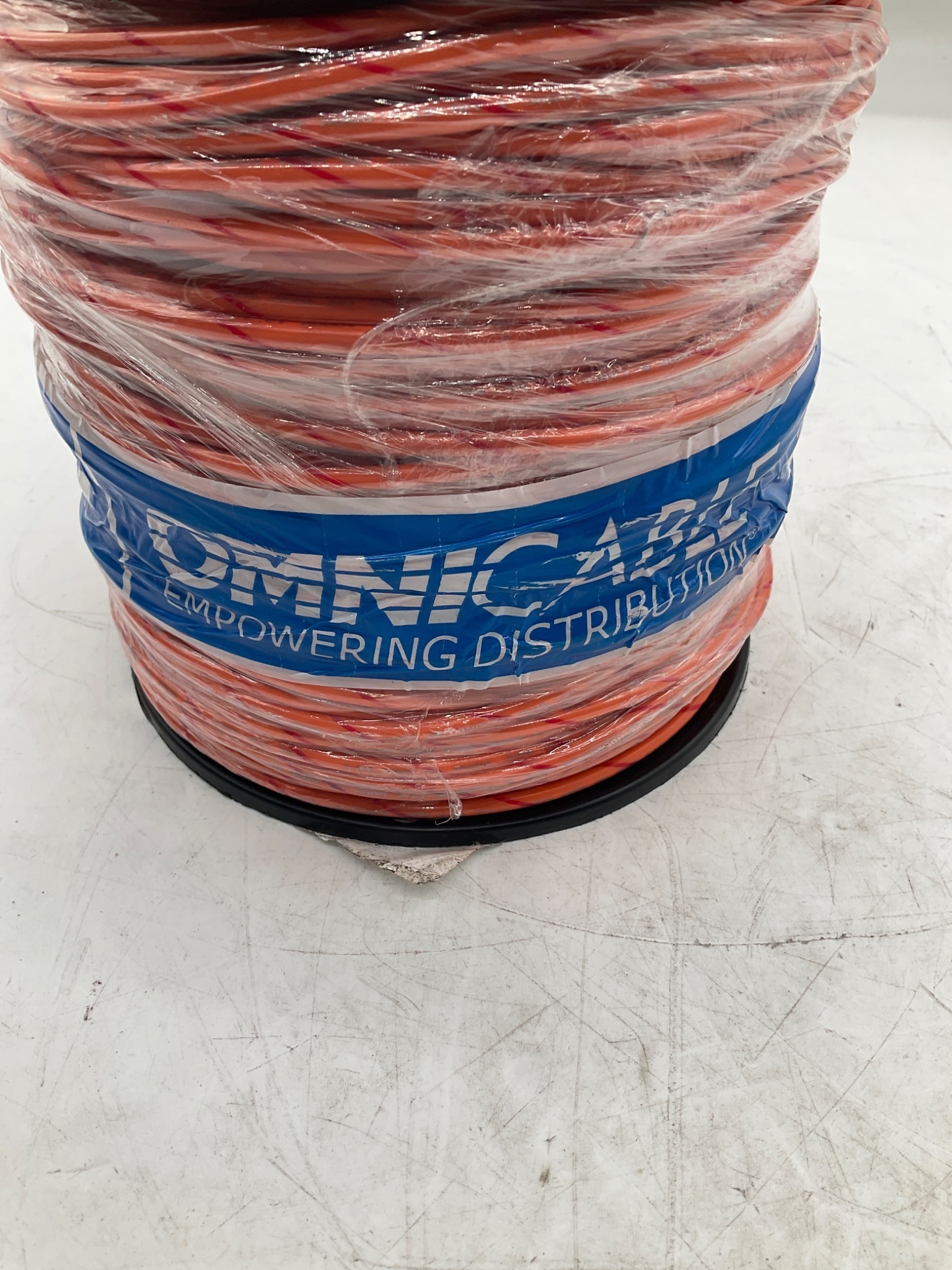 OMNICABLE L712ST-07 12 AWG MTW Orange Red Stripe 600V/1000V 500FT NEW 3