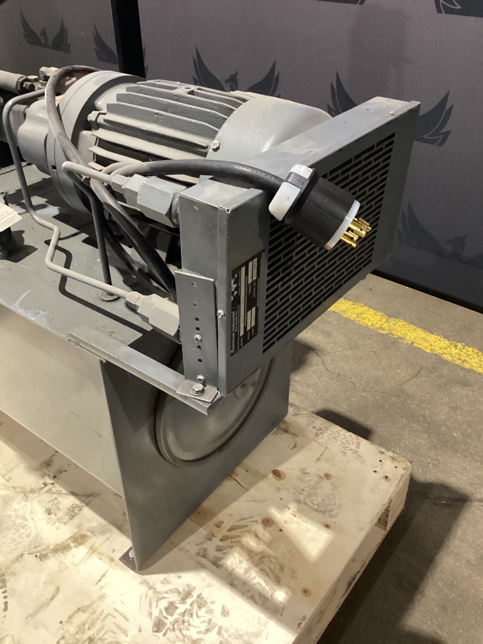 Hydraulic Power Unit With Nachi Piston Pump, BM-102-S Oil Cooler & Parker Accumulator USED 2