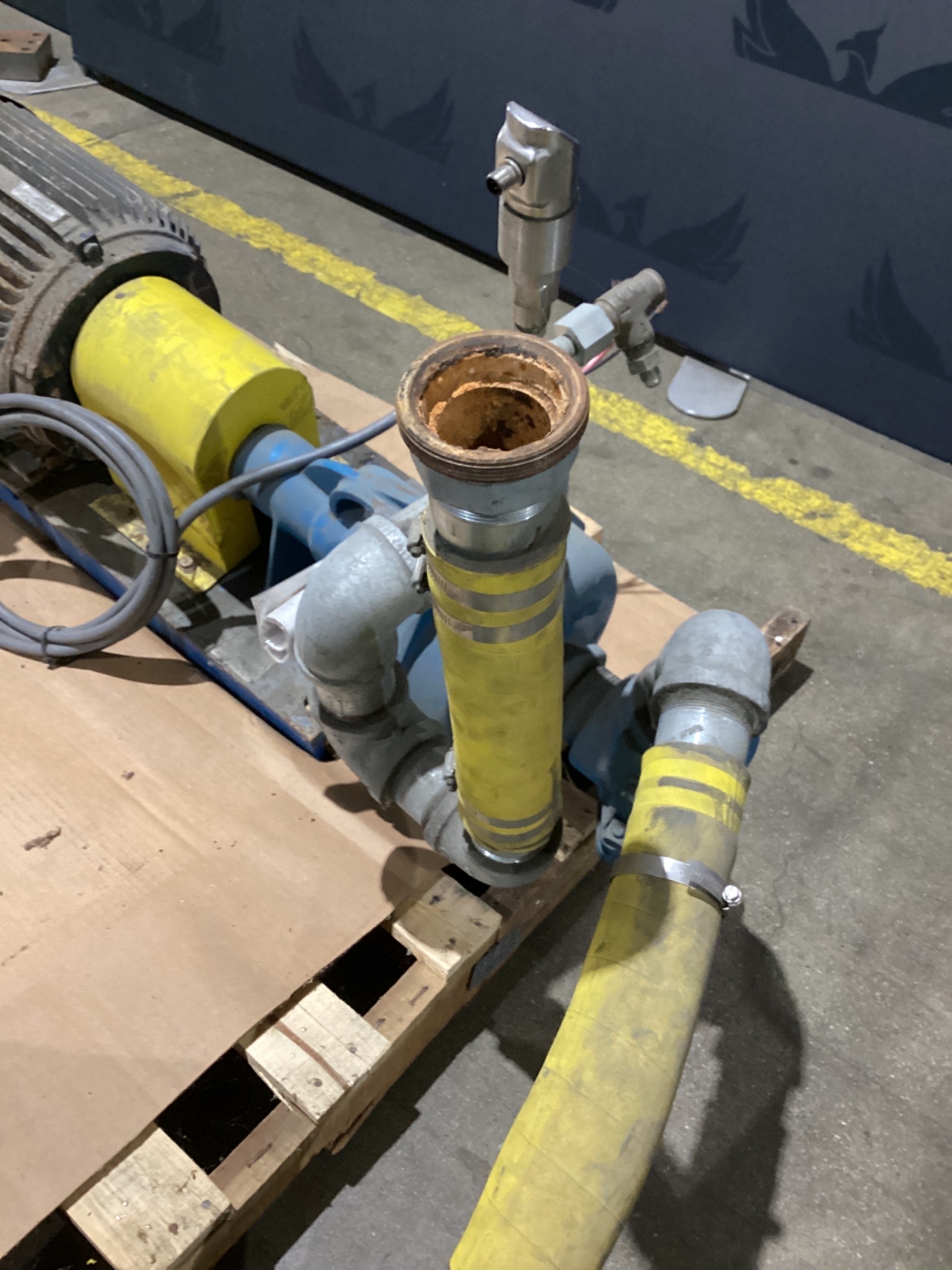 NORTH AMERICAN PE215T-10-4 10 HP AC Motor With Pump USED 1