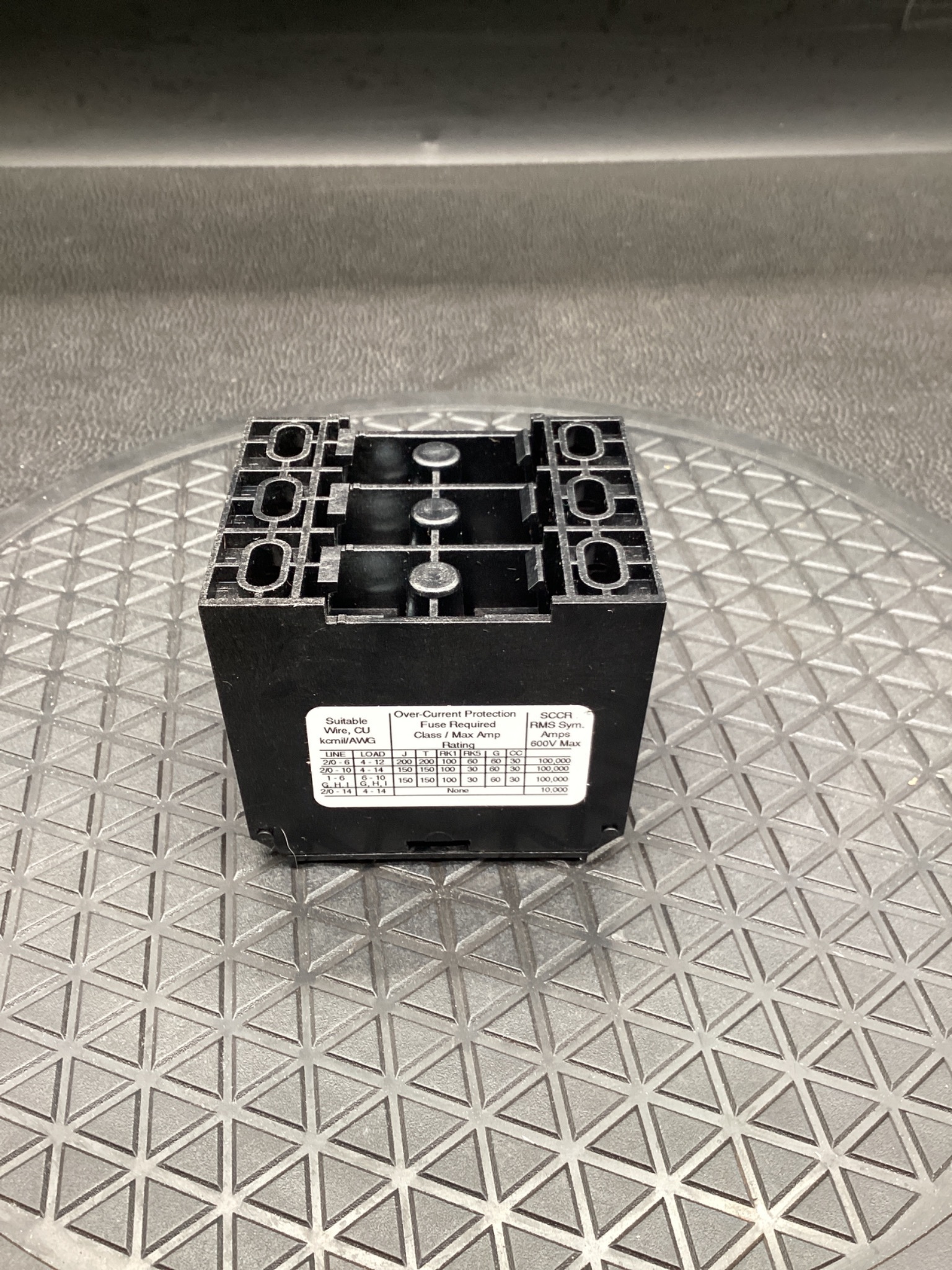 MARATHON 1323580 CH 3-Pole 175A Power Distribution Block 600V USED 2