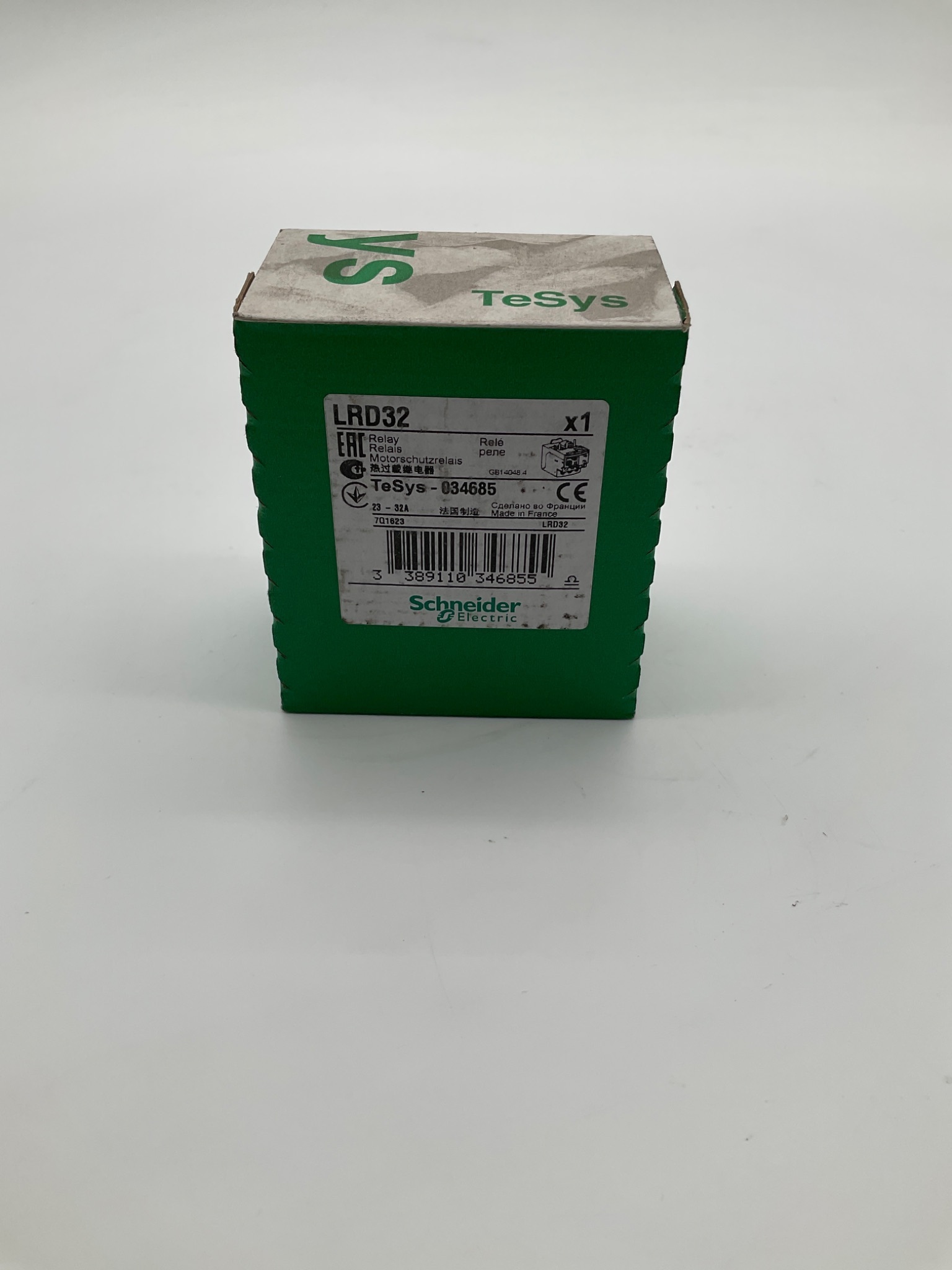 SCHNEIDER ELECTRIC LRD32 TeSys 23-32A Thermal Overload Relay NEW 0