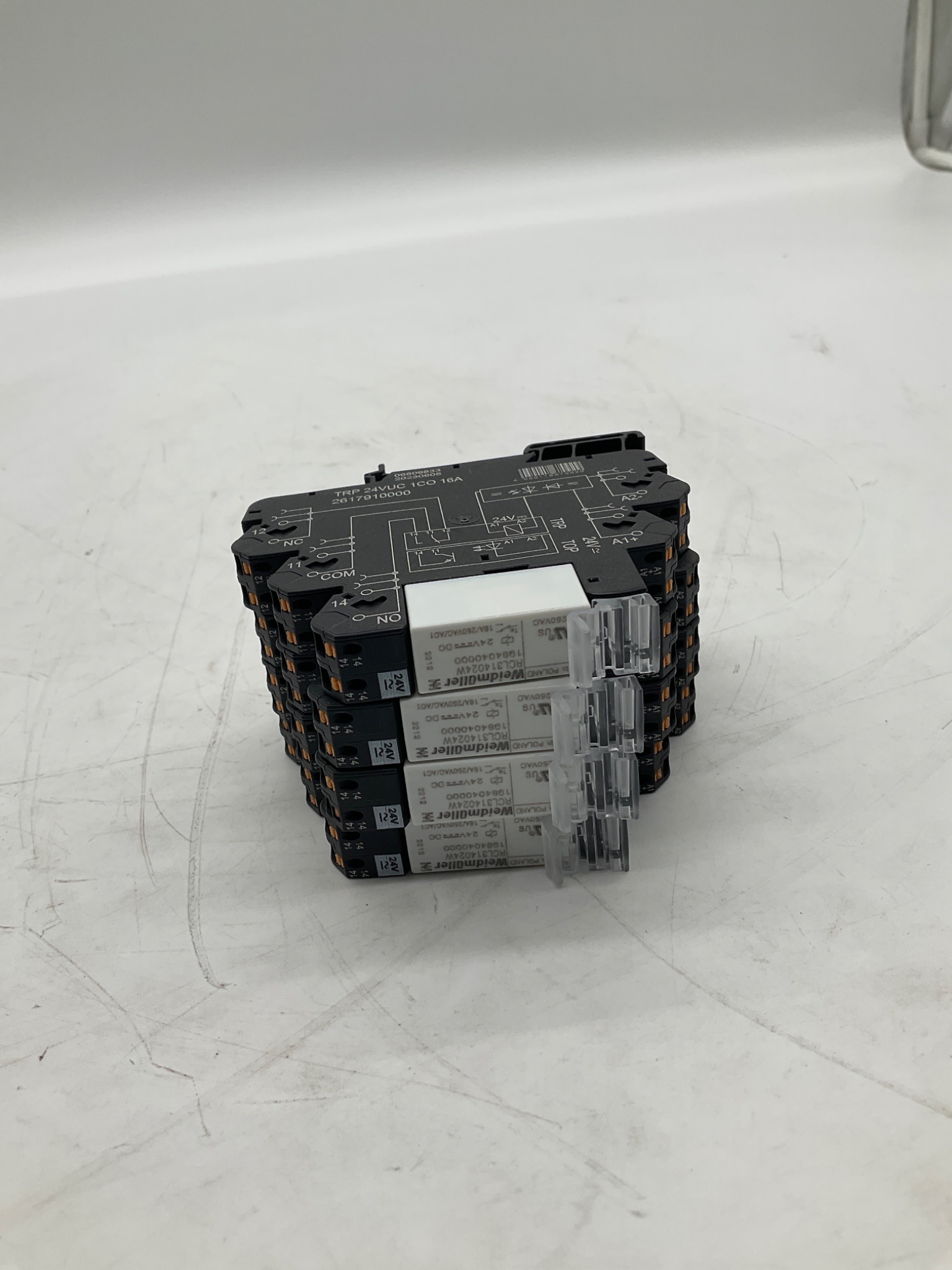 WEIDMULLER 2617910000 TRP 24VUC 1CO 16A Interface Relay (LOT OF 4) USED 2
