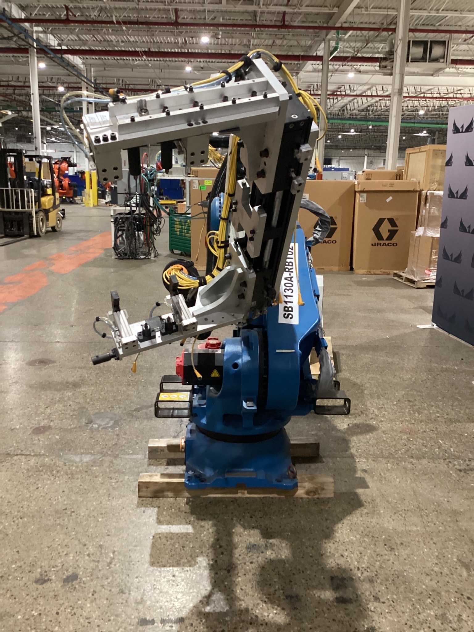 FANUC R‑2000iC/270F Robot w/ R‑30iB PLUS Controller & Spot Welding EOAT USED 2