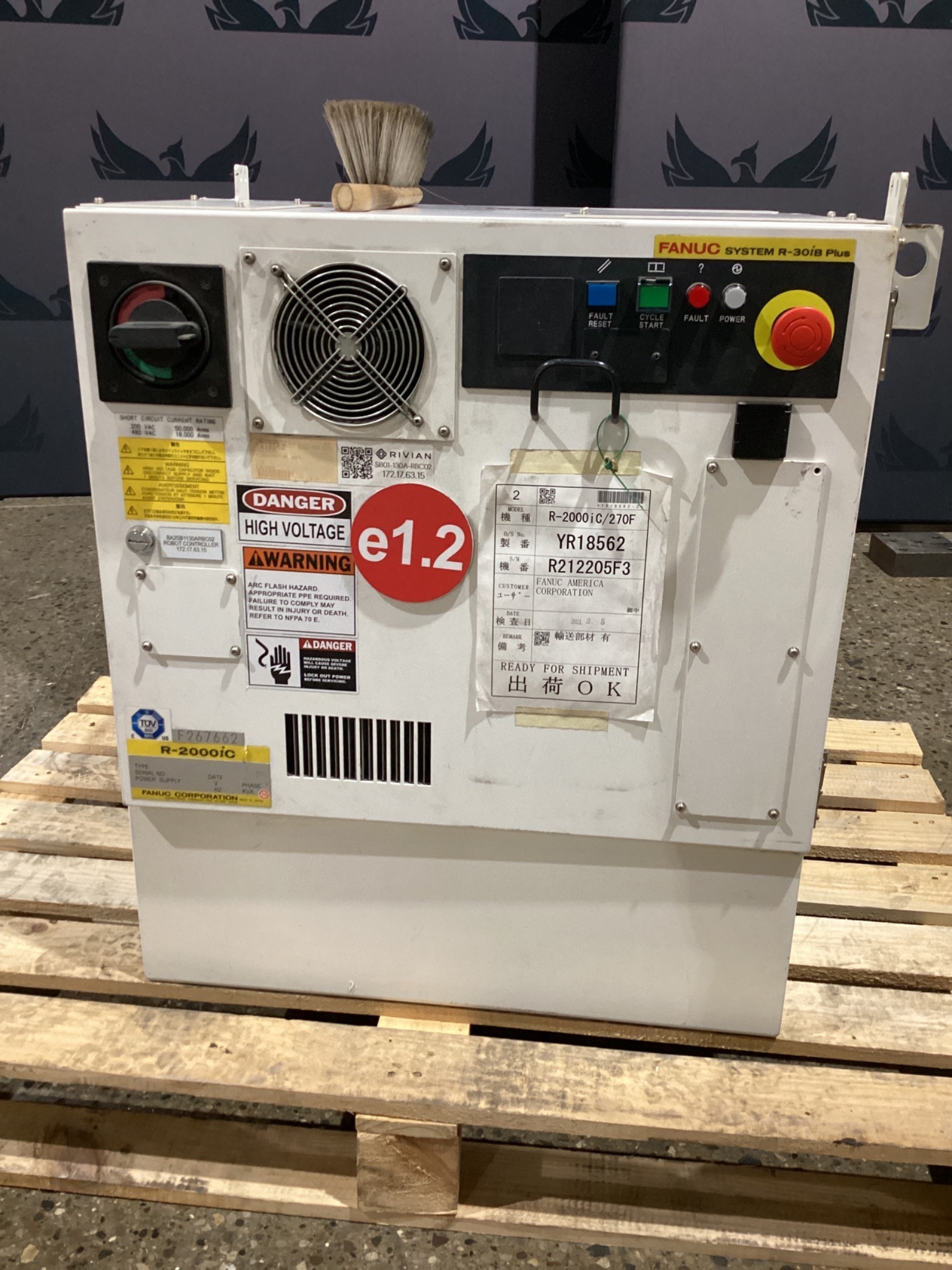 FANUC R‑2000iC/270F Robot w/ R‑30iB PLUS Controller & Spot Welding EOAT USED 10