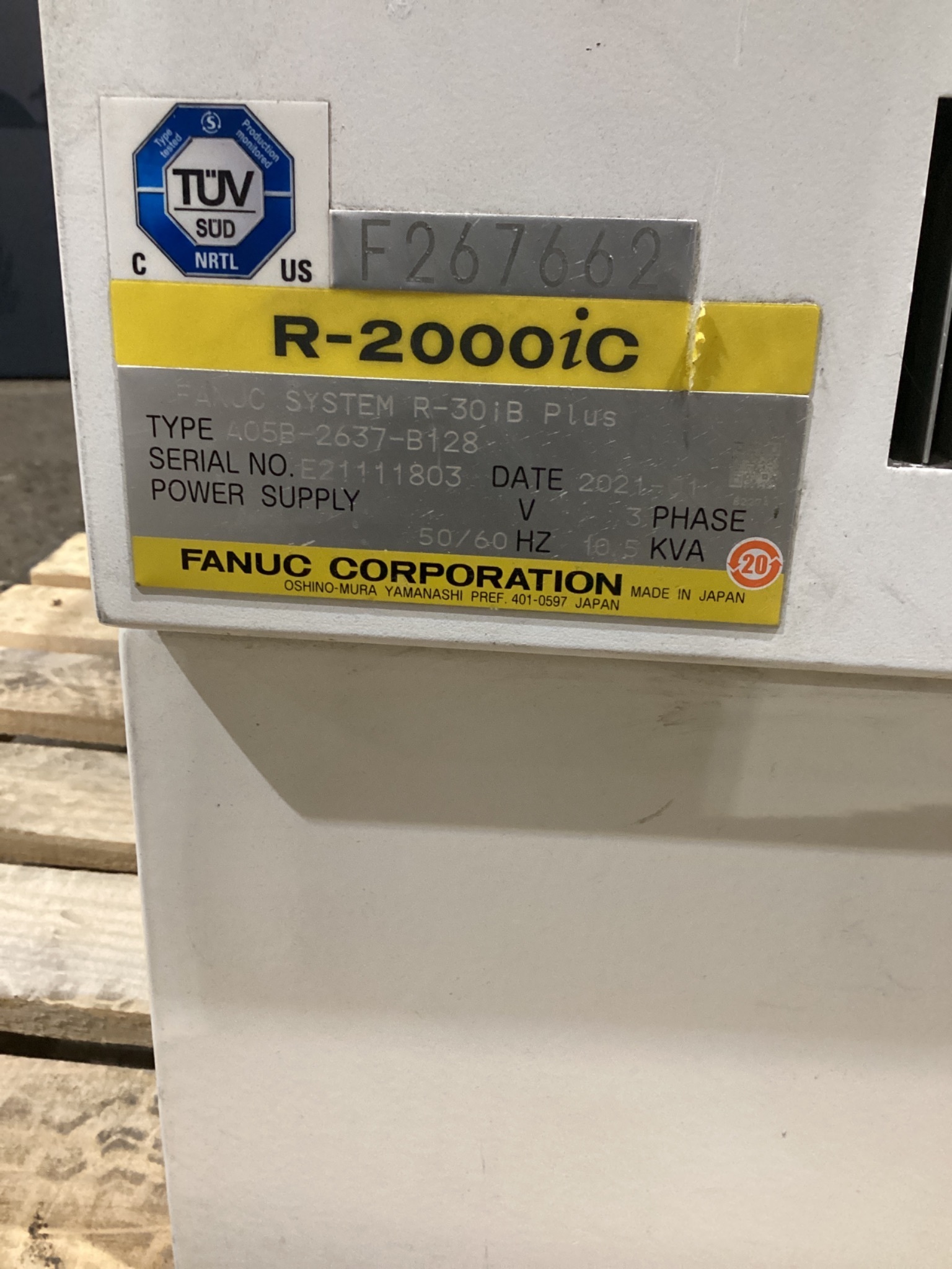 FANUC R‑2000iC/270F Robot w/ R‑30iB PLUS Controller & Spot Welding EOAT USED 15