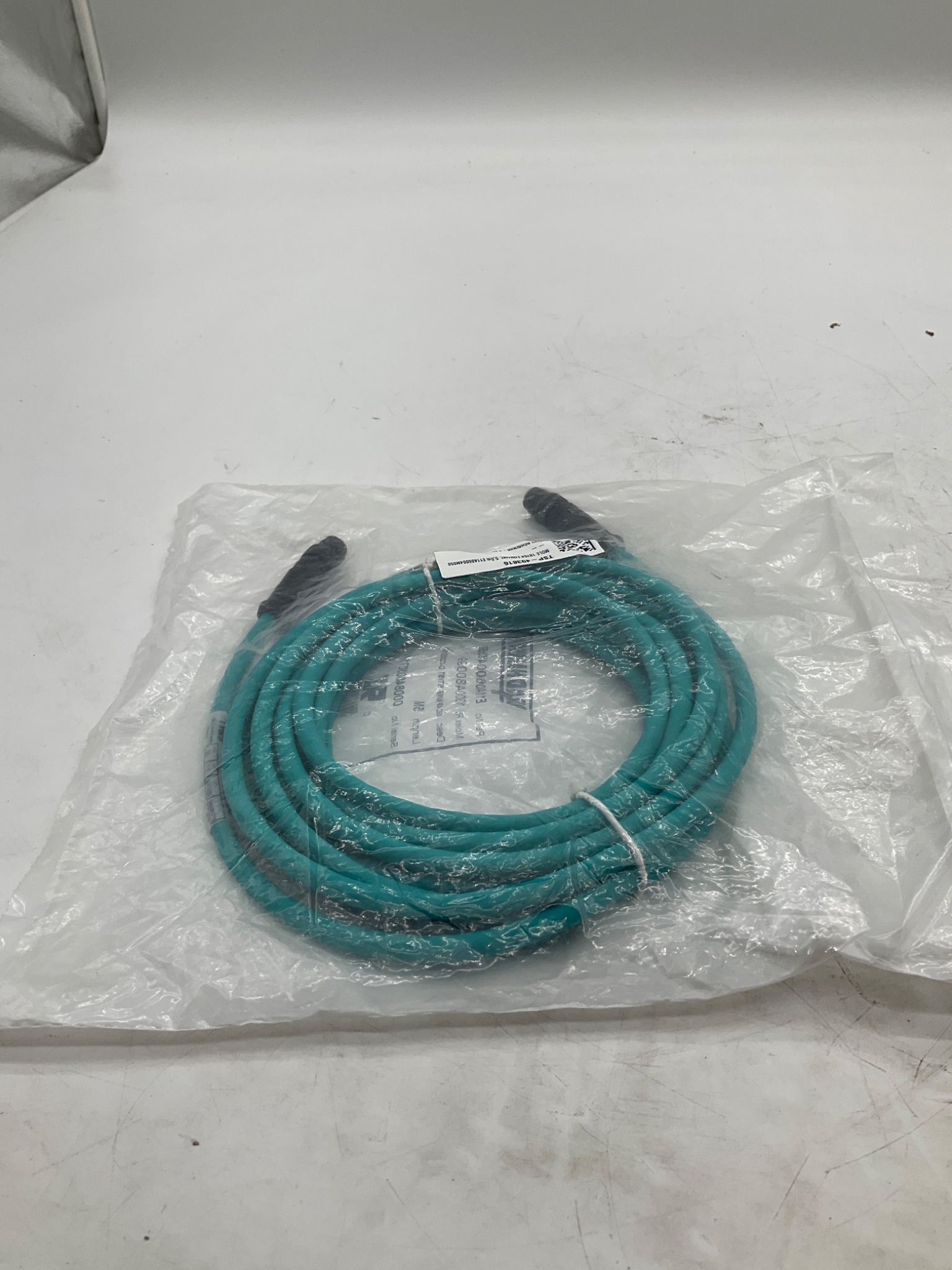 MOLEX / BRAD HARRISON 1201080099 M12 D-Coded Ethernet Cordset 5M NEW 3