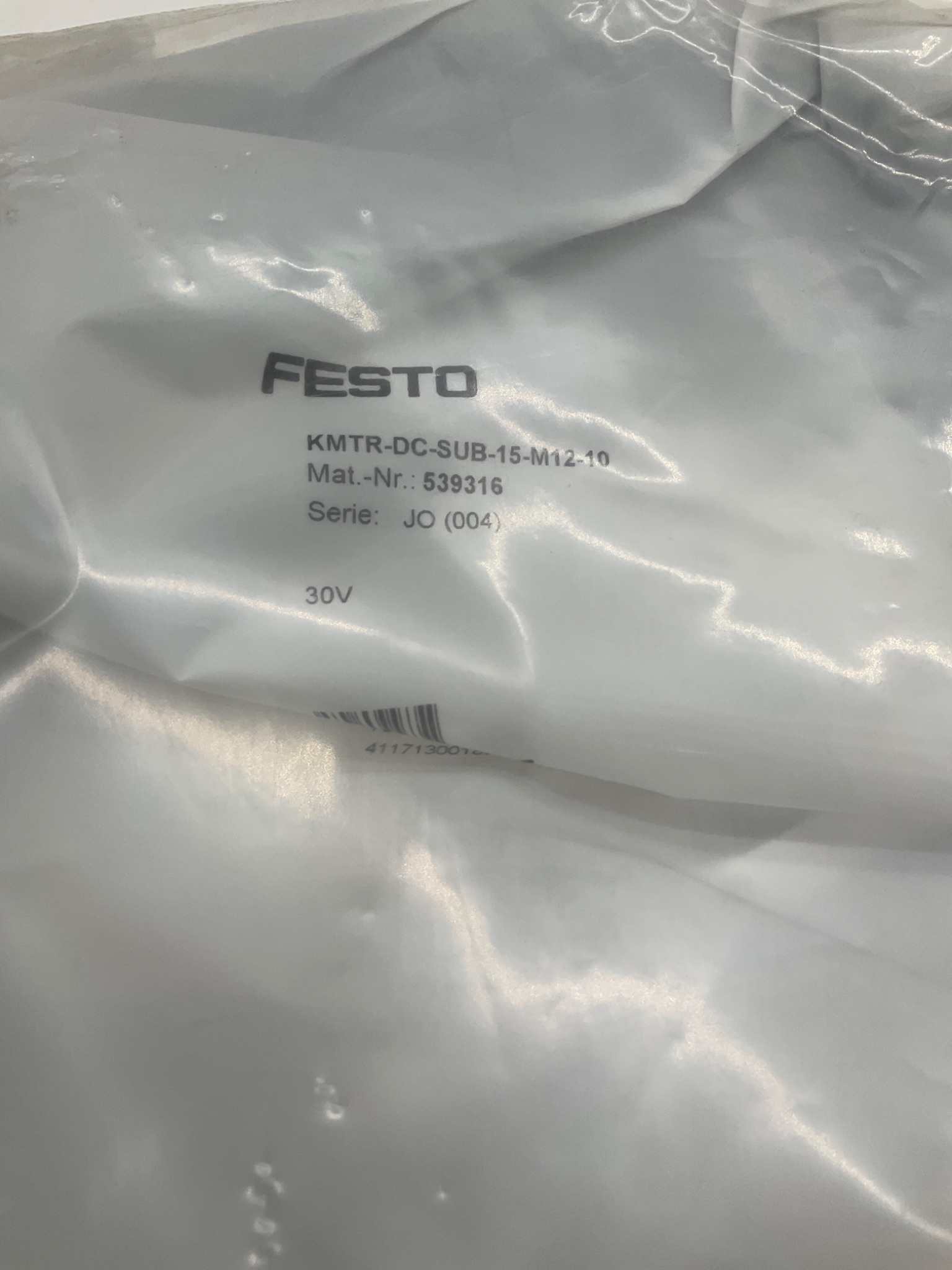 FESTO KMTR-DC-SUB-15-M12-10 Servo Motor Cable 10M NEW 0