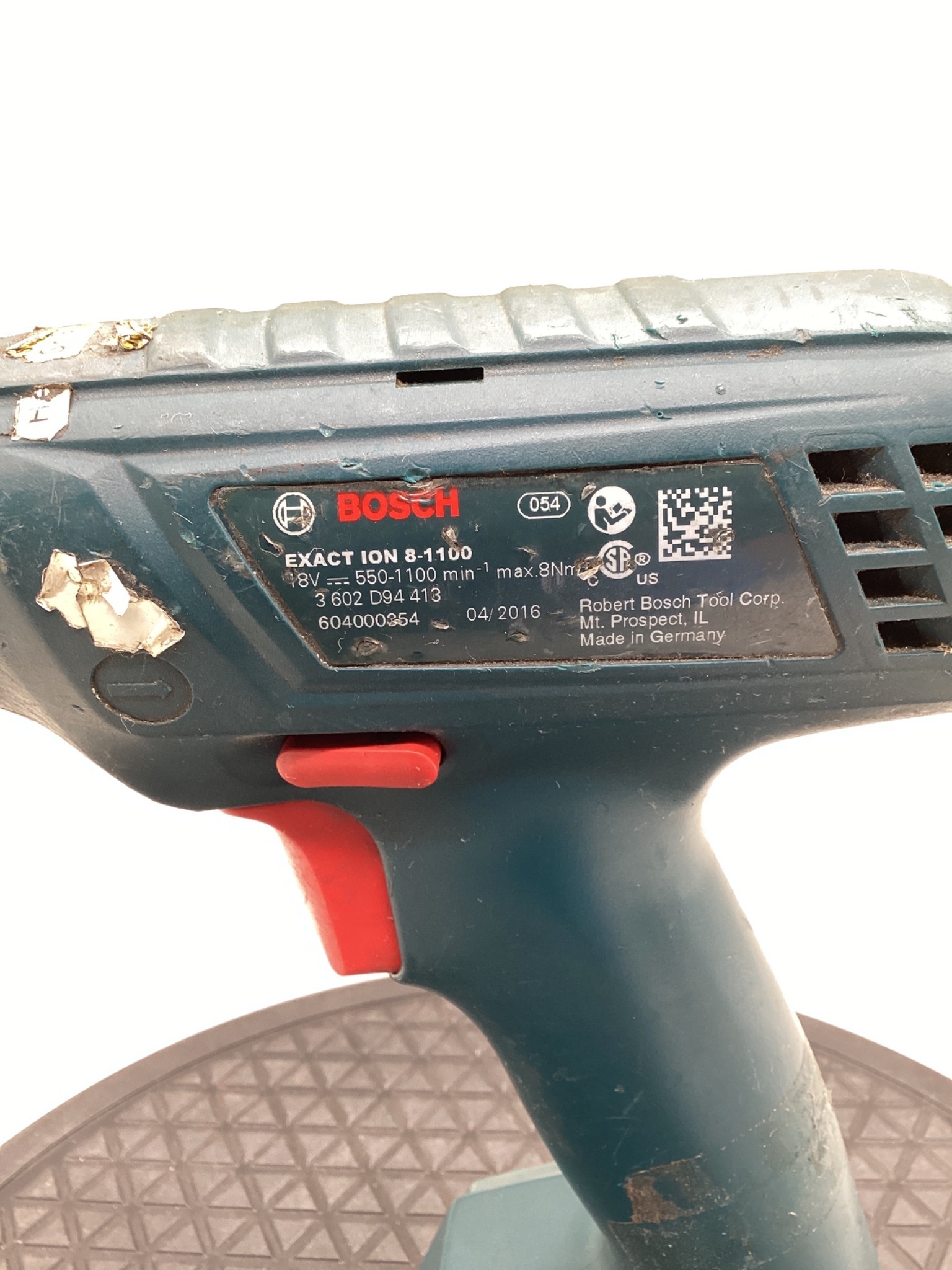 Bosch 3 602 D94 413 EXACT ION 8-1100 Cordless Torque Screwdriver USED 1
