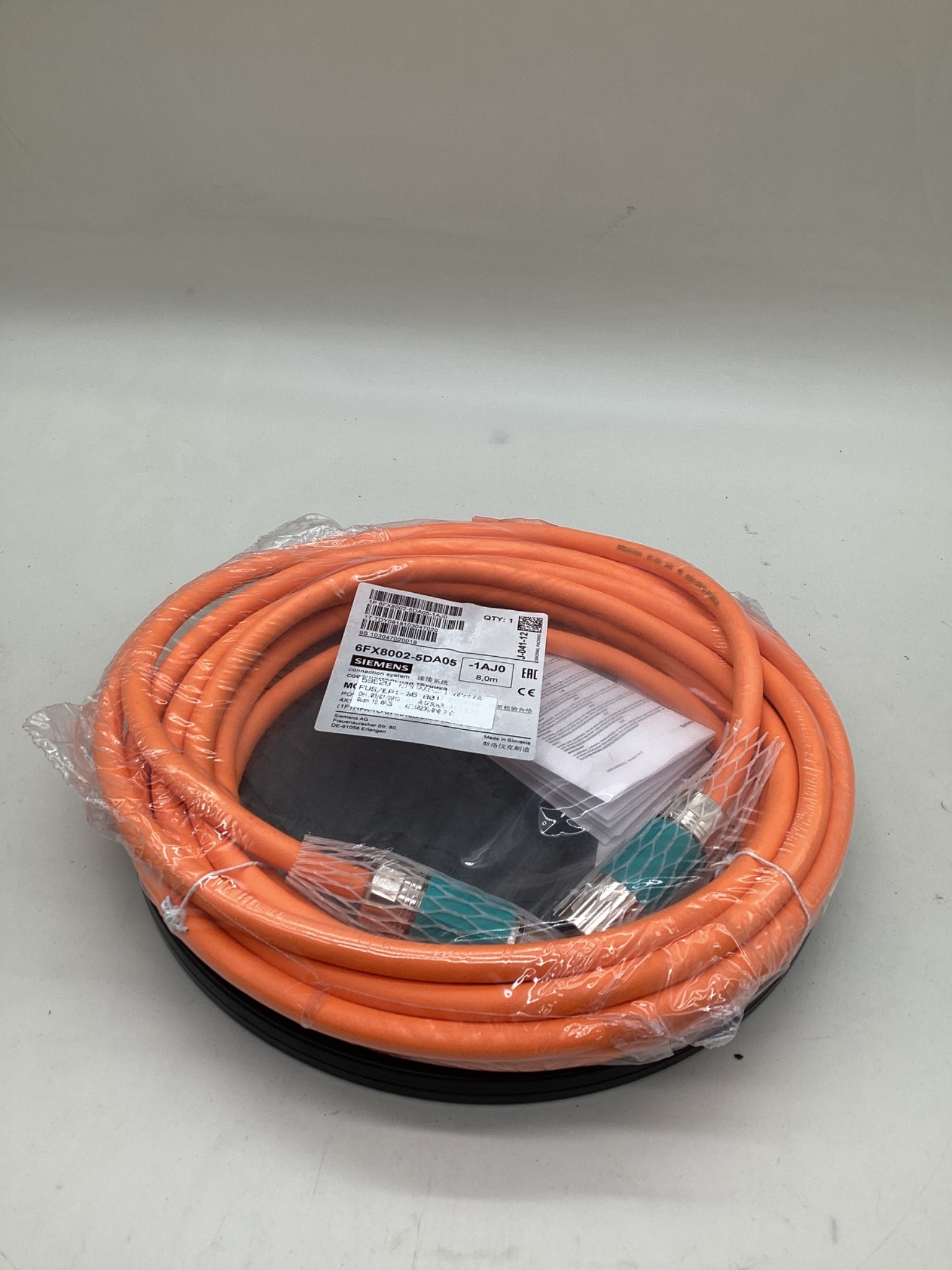 SIEMENS 6FX8002-5DA05-1AJ0 MOTION-CONNECT 800Plus Power Cable 8M NEW 0