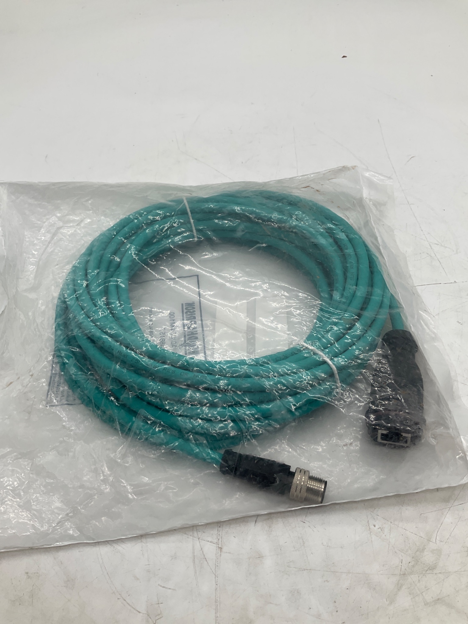 MOLEX / BRAD HARRISON 1300488157 M12 D-Coded To RJ45 Ethernet Cable 10M NEW 2