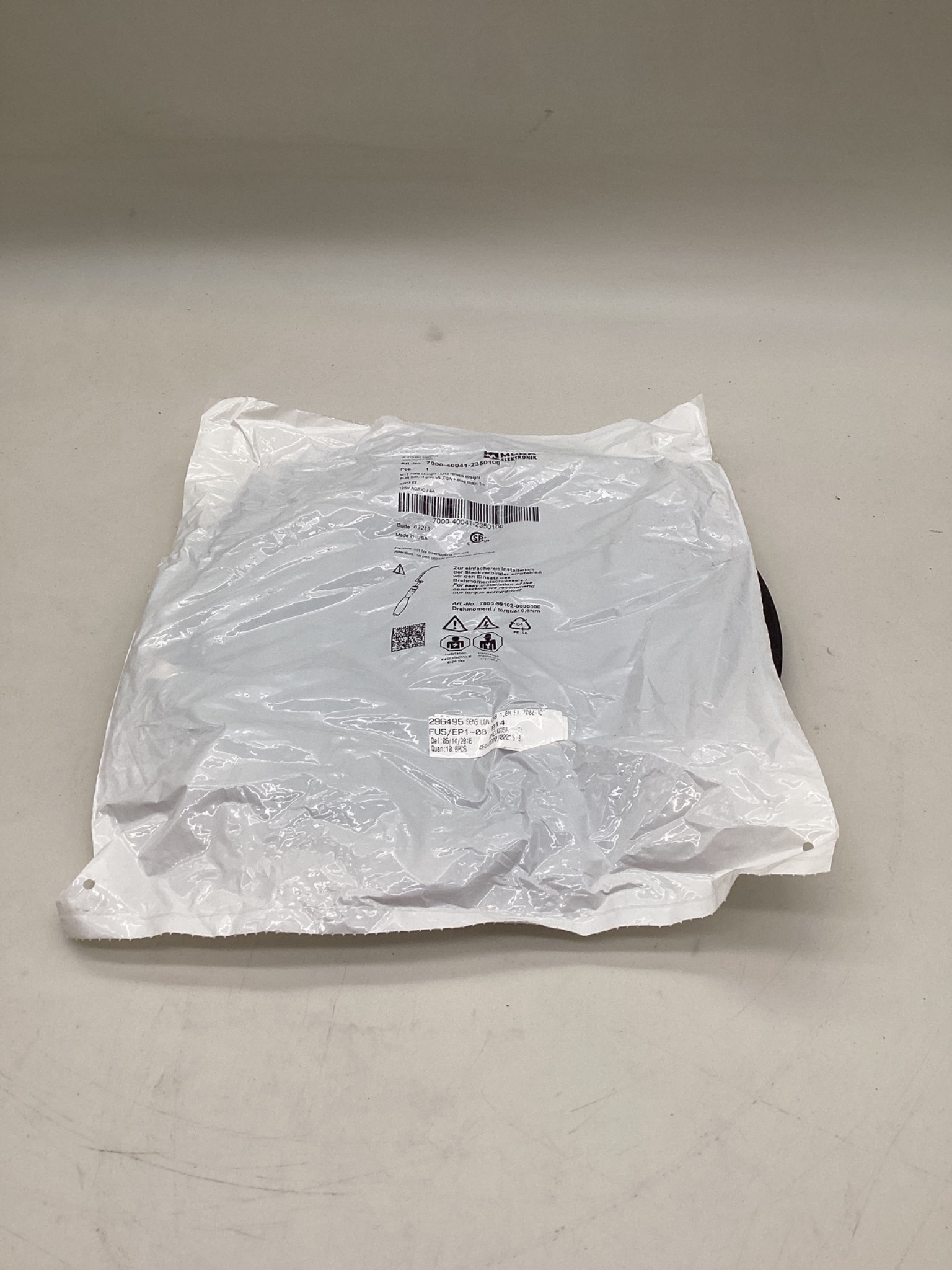 MURR ELEKTRONIK 7000-40041-2350100 M12 Sensor Actuator Cordset 1M NEW 0