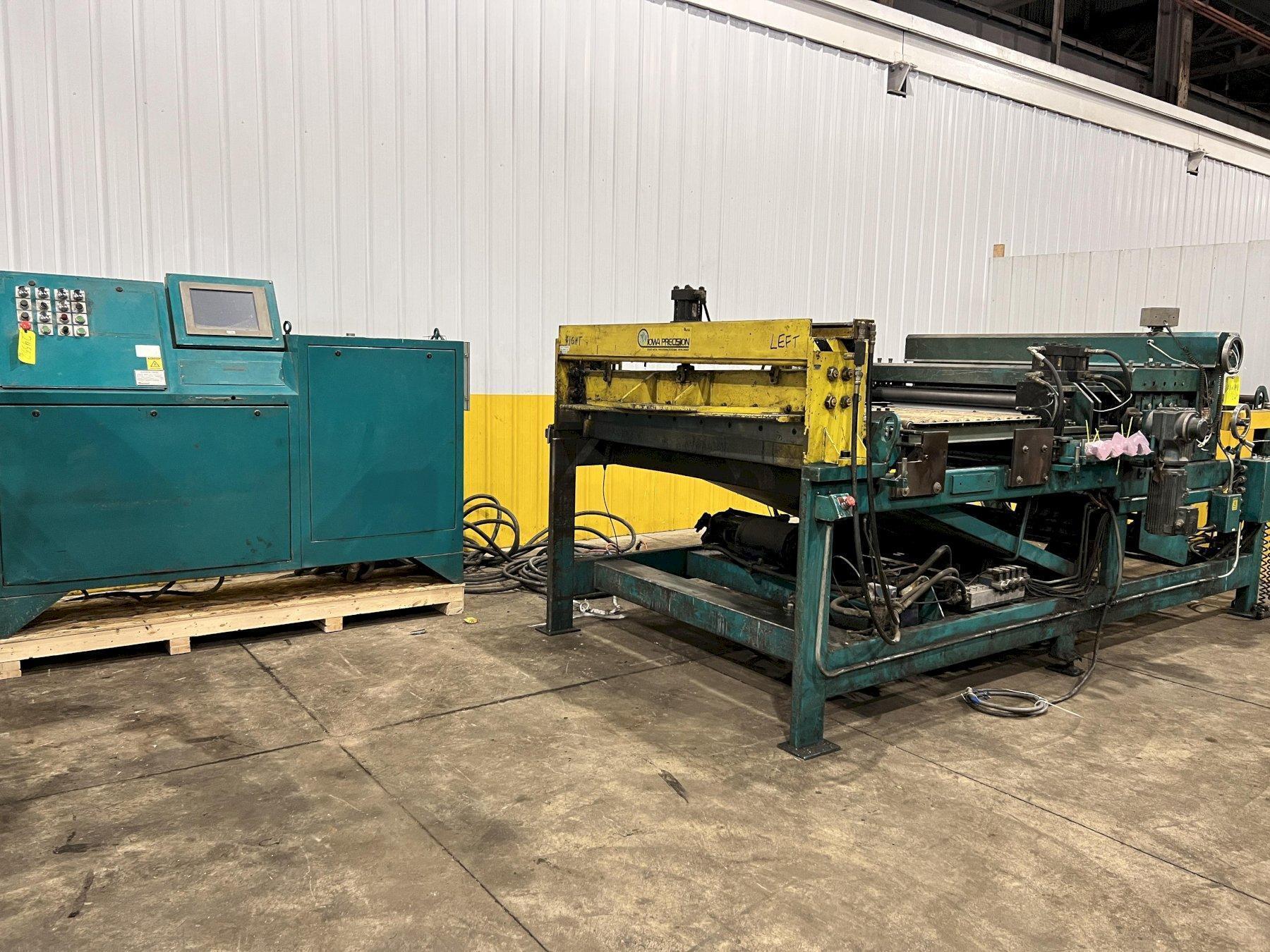 IOWA PRECISION GAF60-6 / FTS-DCT6016SL Coil Slitting & Cut-To-Length Line - USED 1