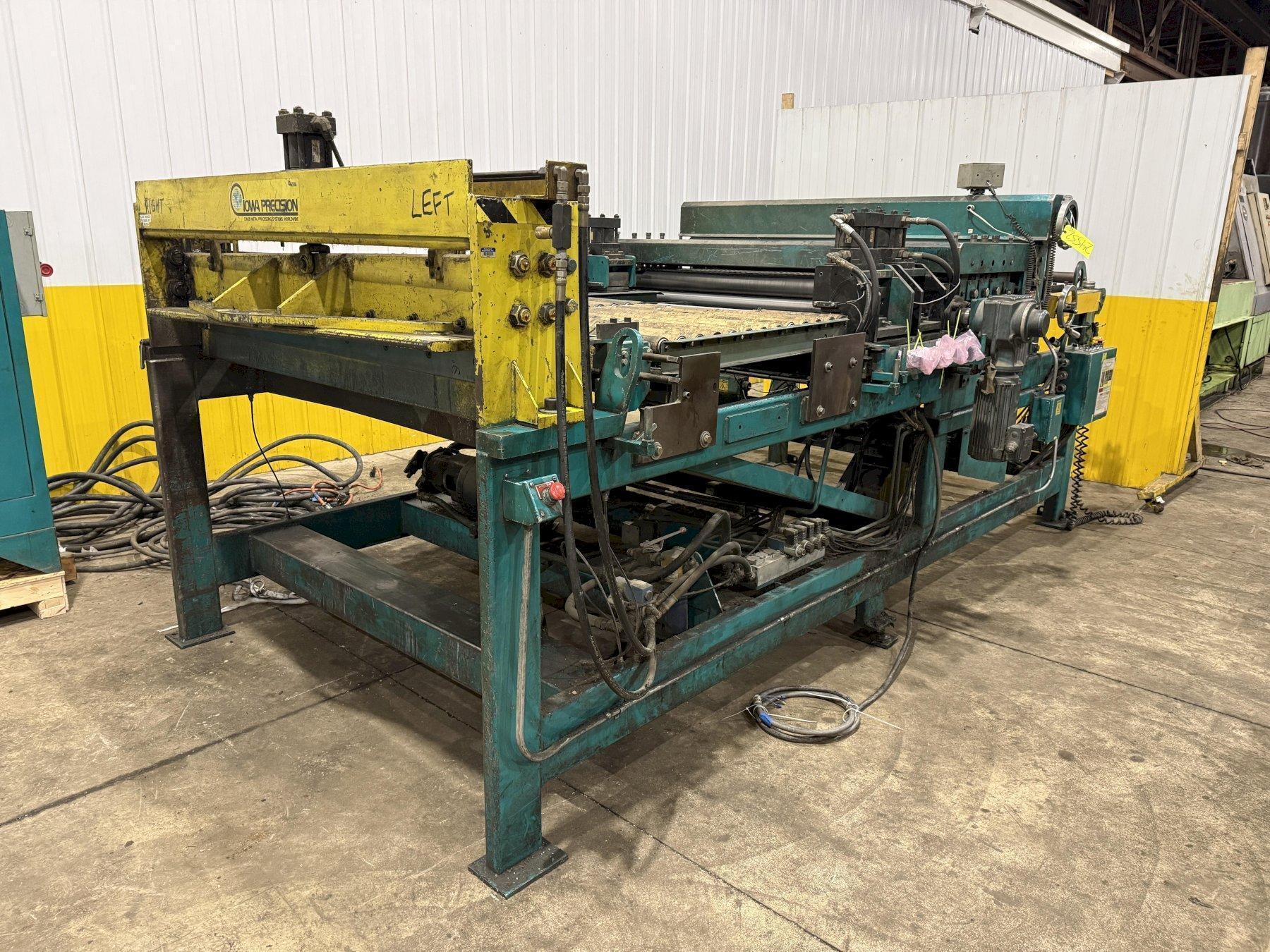 IOWA PRECISION GAF60-6 / FTS-DCT6016SL Coil Slitting & Cut-To-Length Line - USED 10