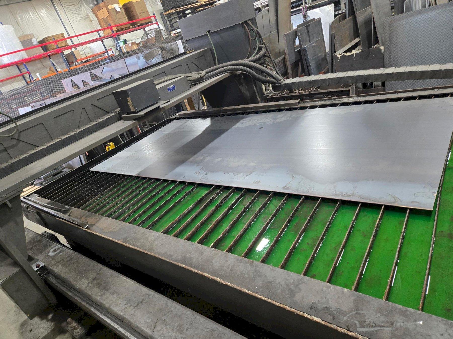 2008 MULTICAM SERIES 6000 MODEL #340-0470 CNC 6' X 13' PLASMA TABLE 4