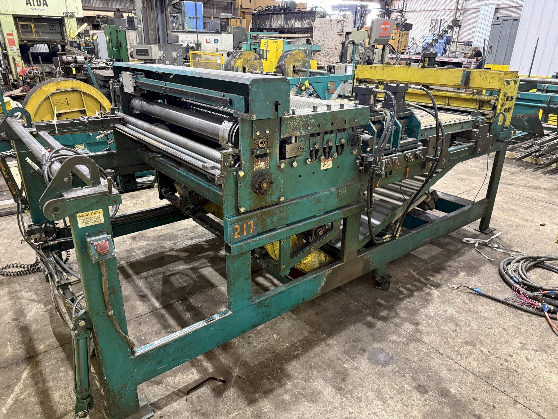 IOWA PRECISION GAF60-6 / FTS-DCT6016SL Coil Slitting & Cut-To-Length Line - USED 32