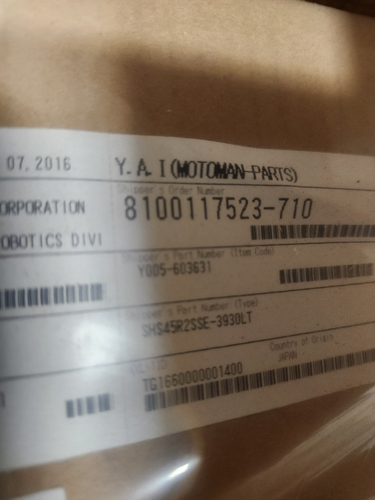 THK SHS45R2SSE-3930LT LINEAR BEARING 3930 MM OAL 2