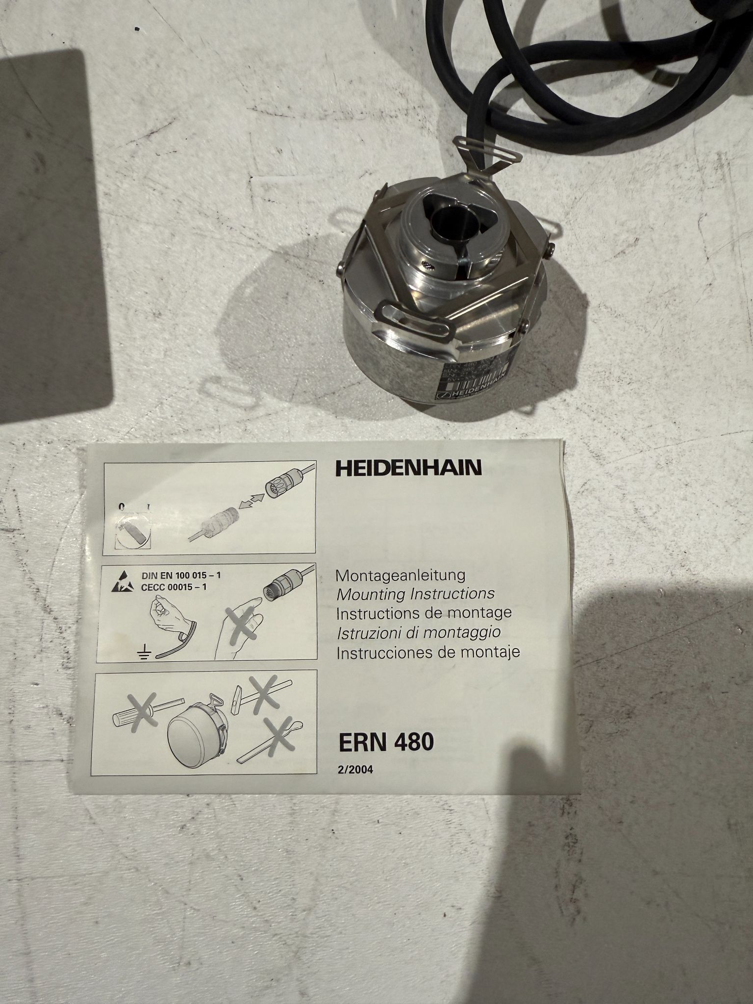 HEIDENHAIN ERN 480 1024 03S12-03 ENCODER NEW 0
