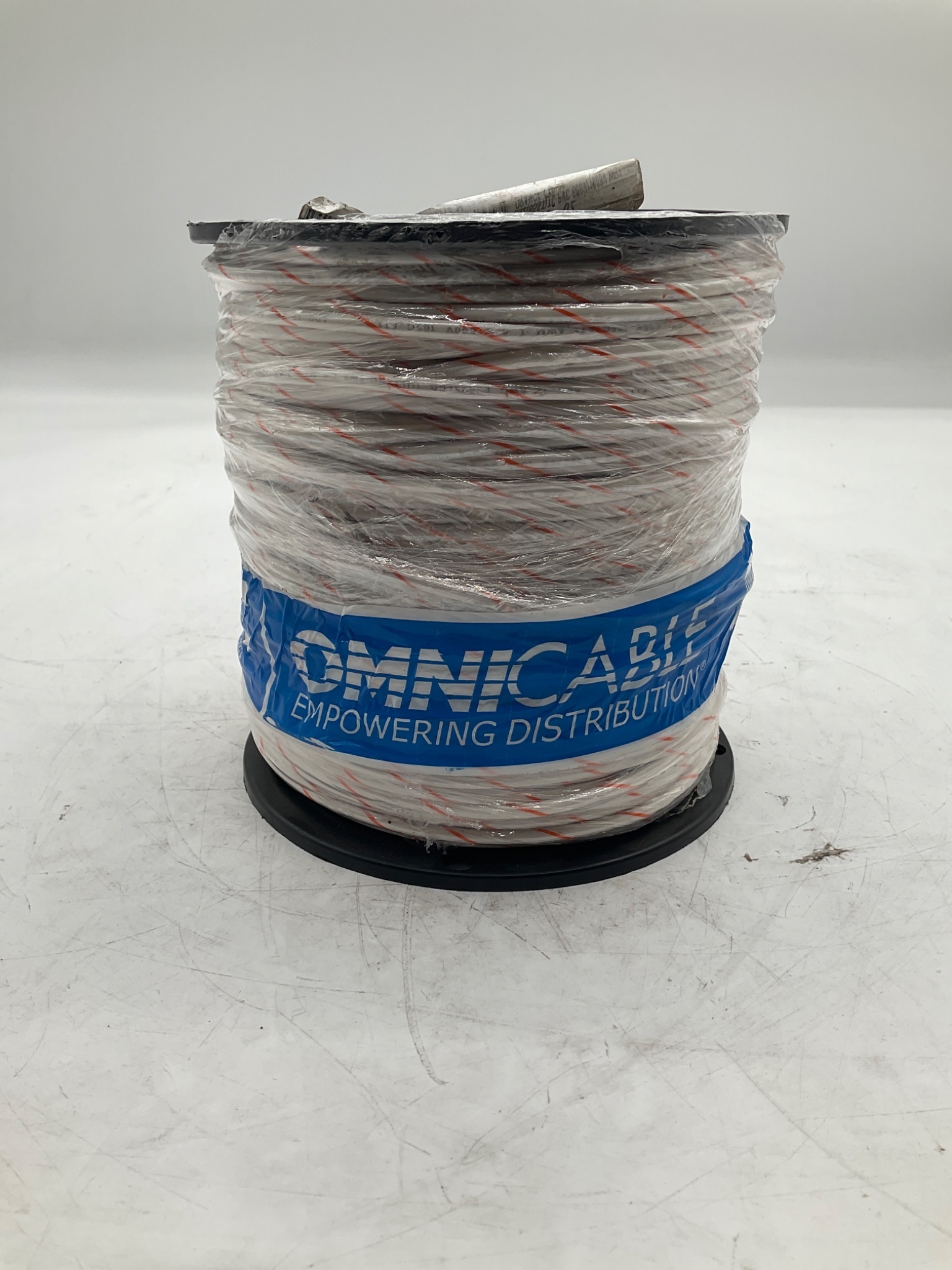 Omni Cable L712ST-02 12 AWG White Orange Stripe Tinned Copper Wire NEW 0